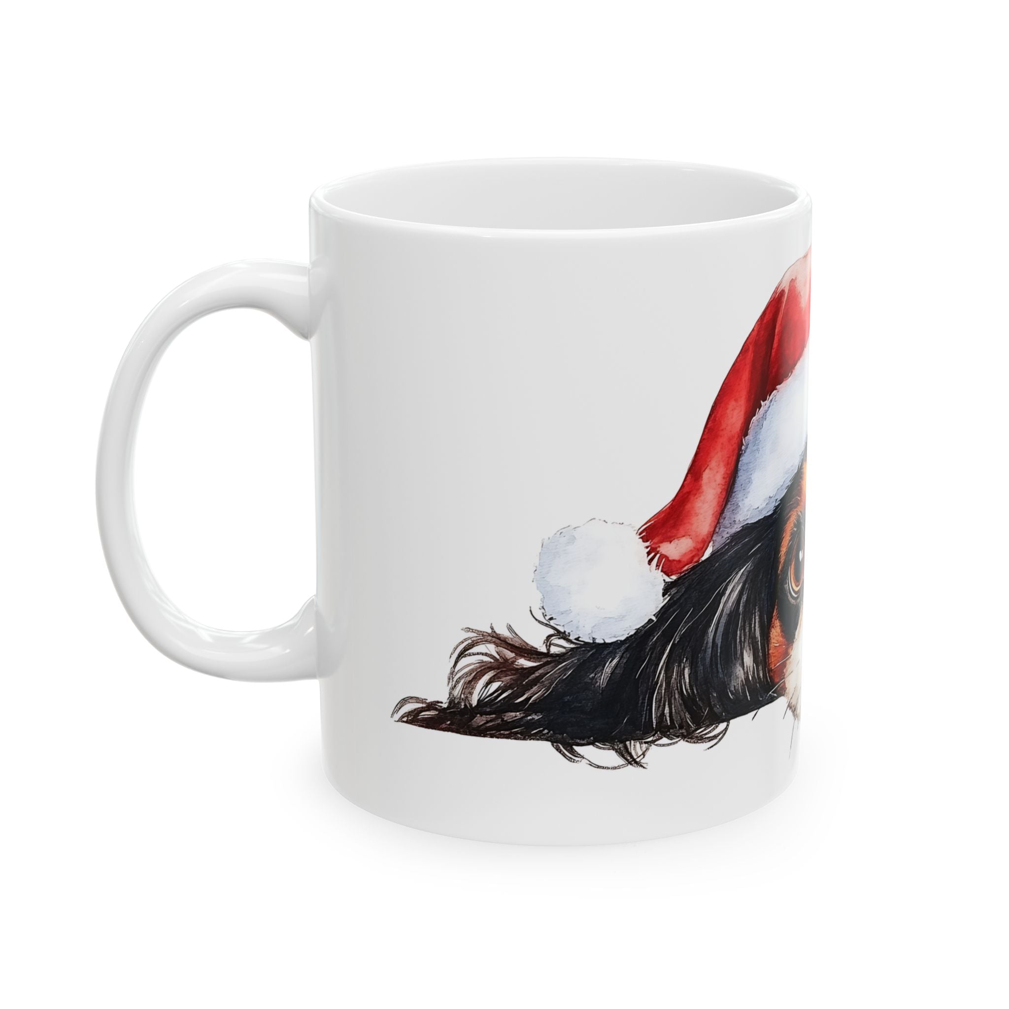 Cavalier King Charles Spaniel Santa Mug