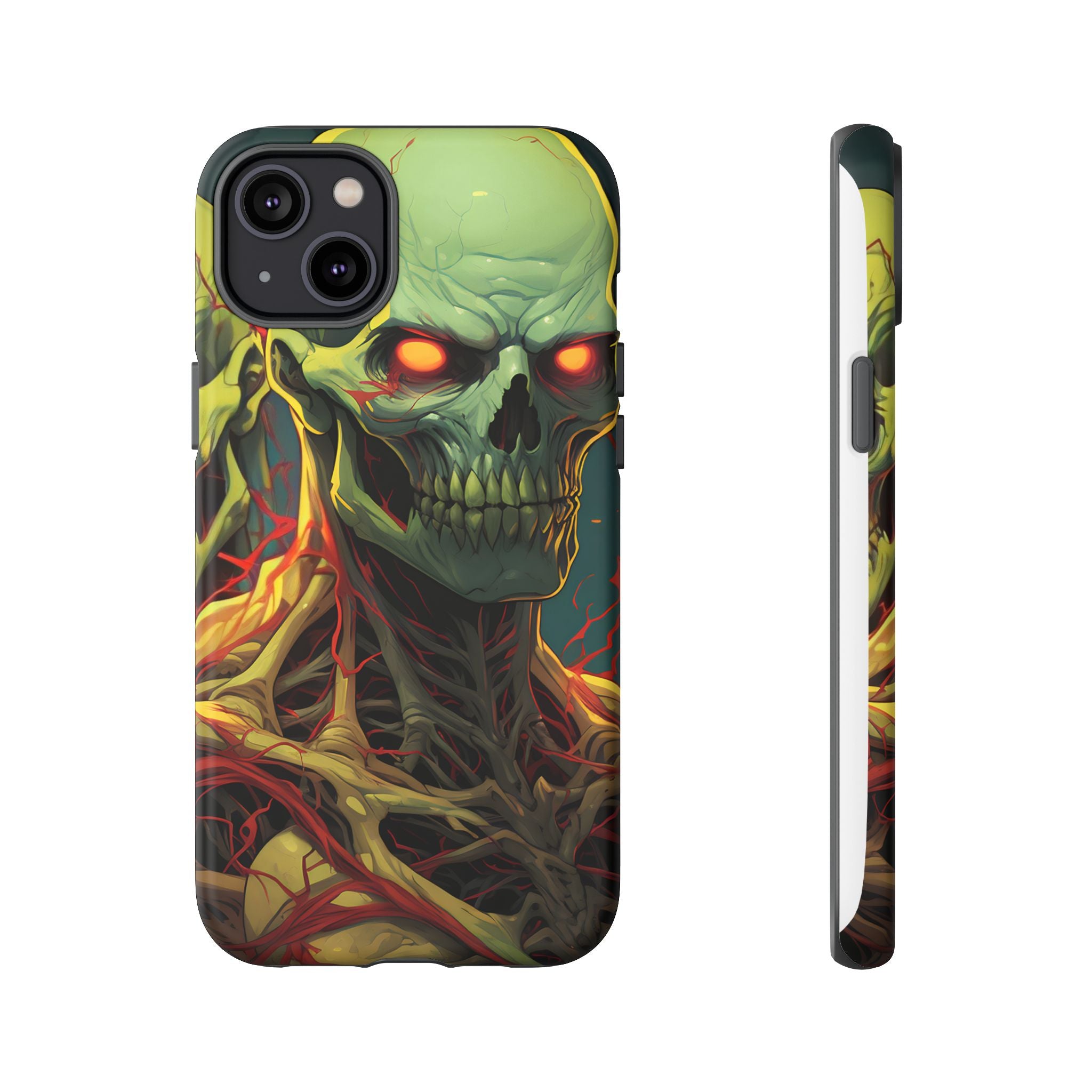 Glowing Skull Hexagon iPhone Case