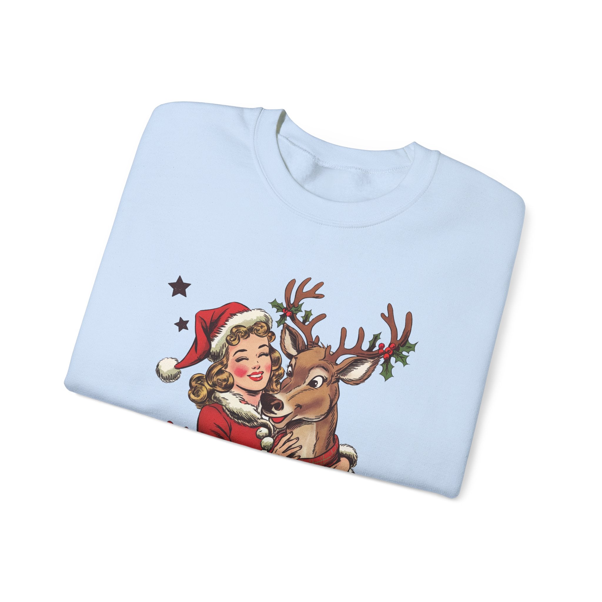 Oh Deer! Christmas Sweatshirt - Retro Holiday Fun