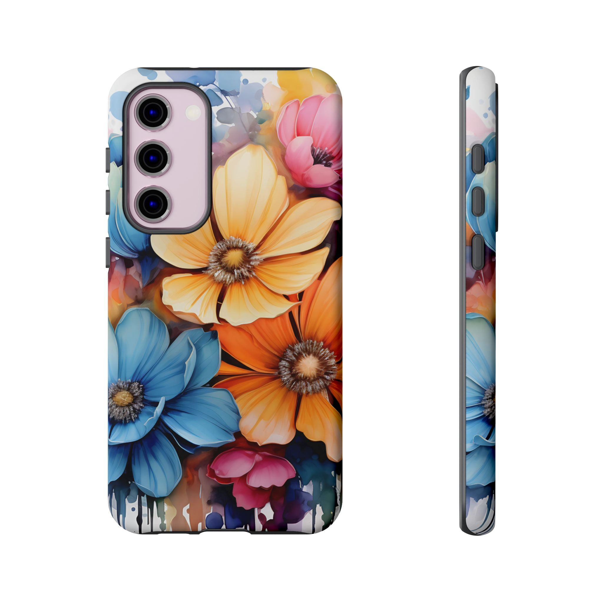 Vibrant Floral Watercolor Samsung Case