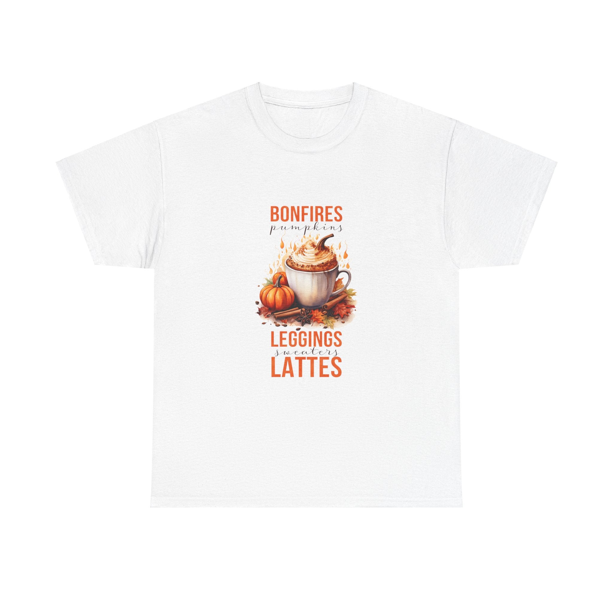 Cozy Autumn Bonfires & Pumpkins Tee