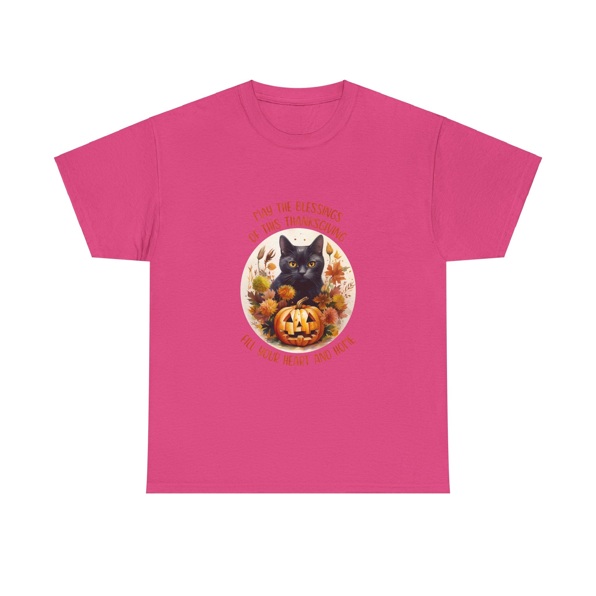 Spooky Thanksgiving Cat T-Shirt