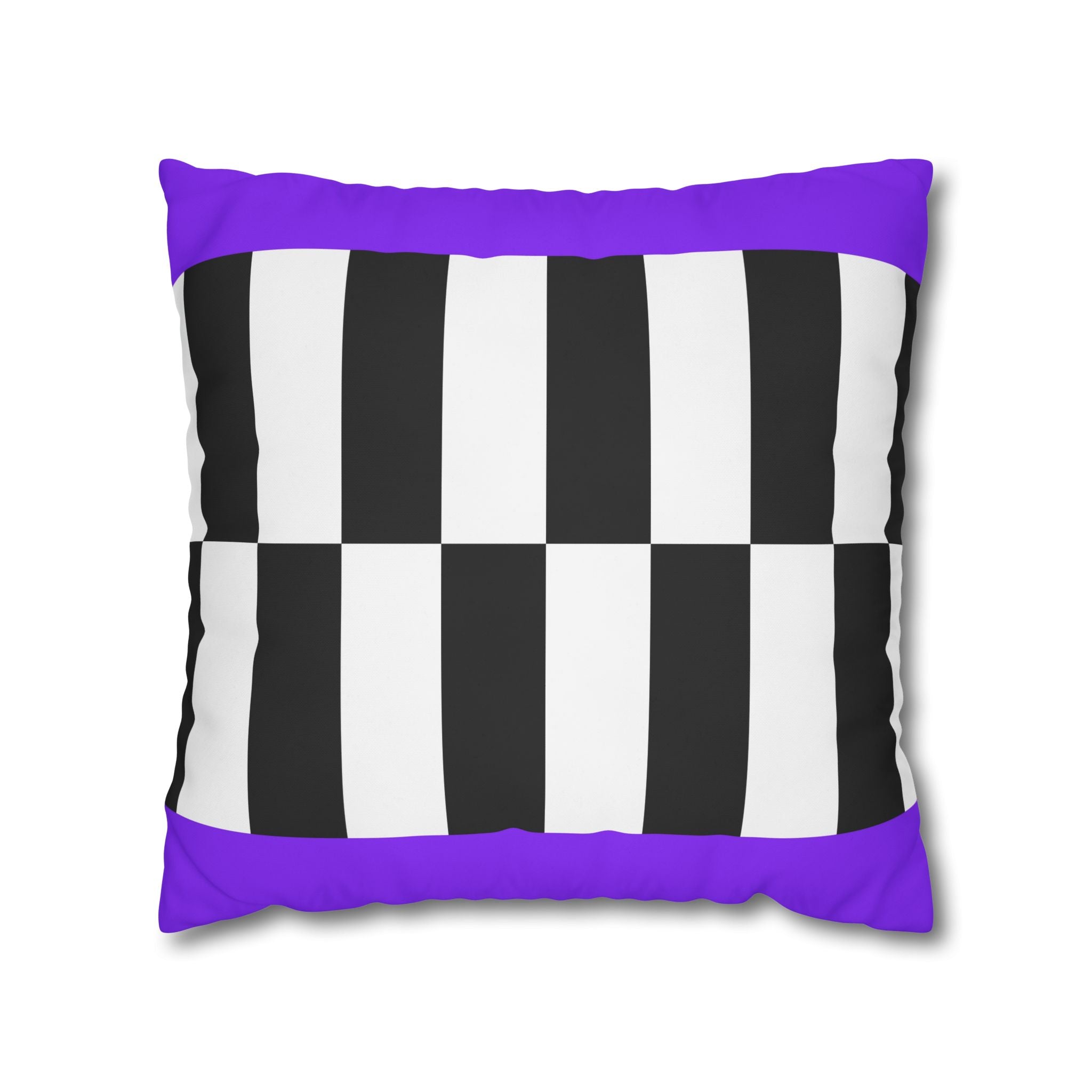 Geometric Checkerboard Pillowcase