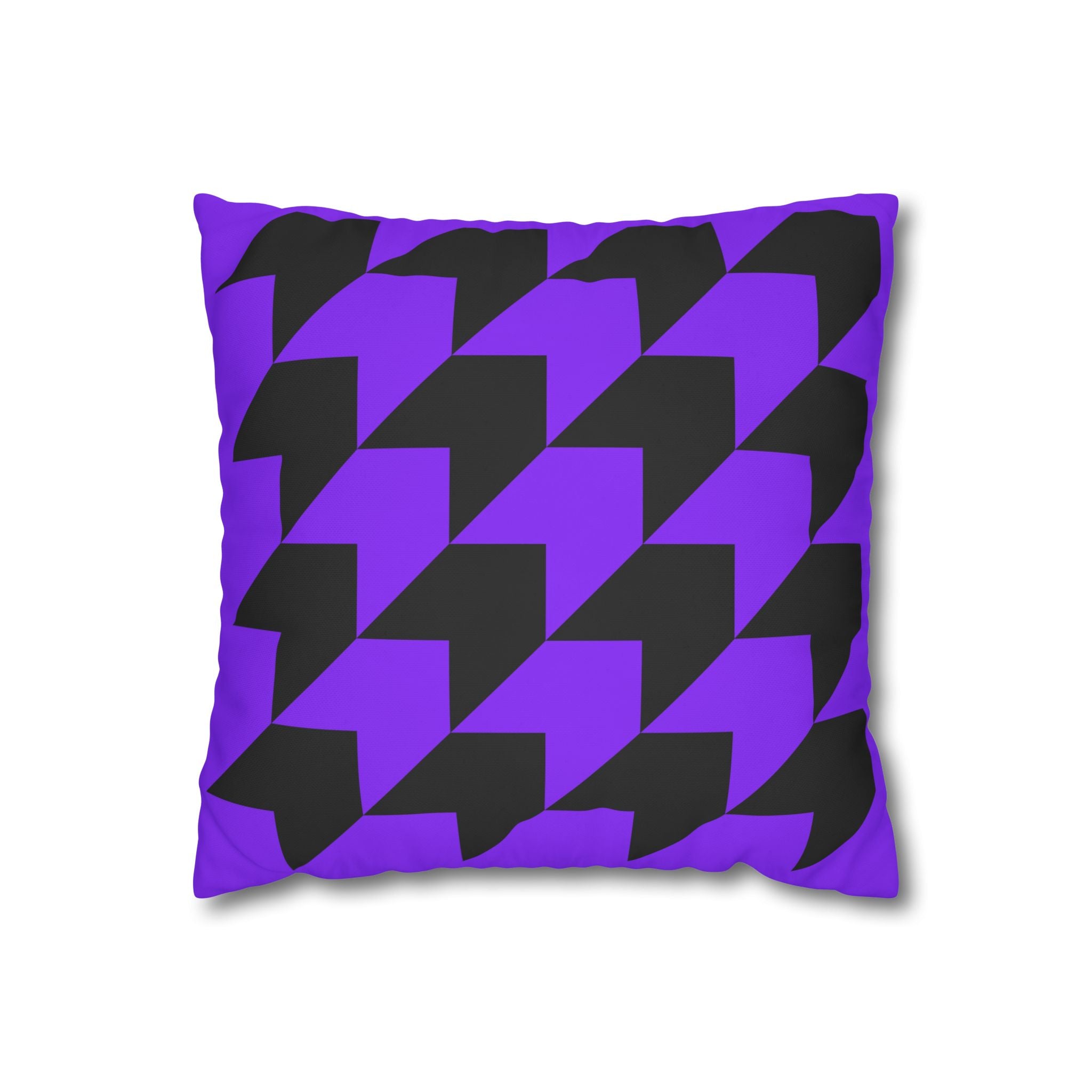 Geometric Purple Arrow Pillowcase