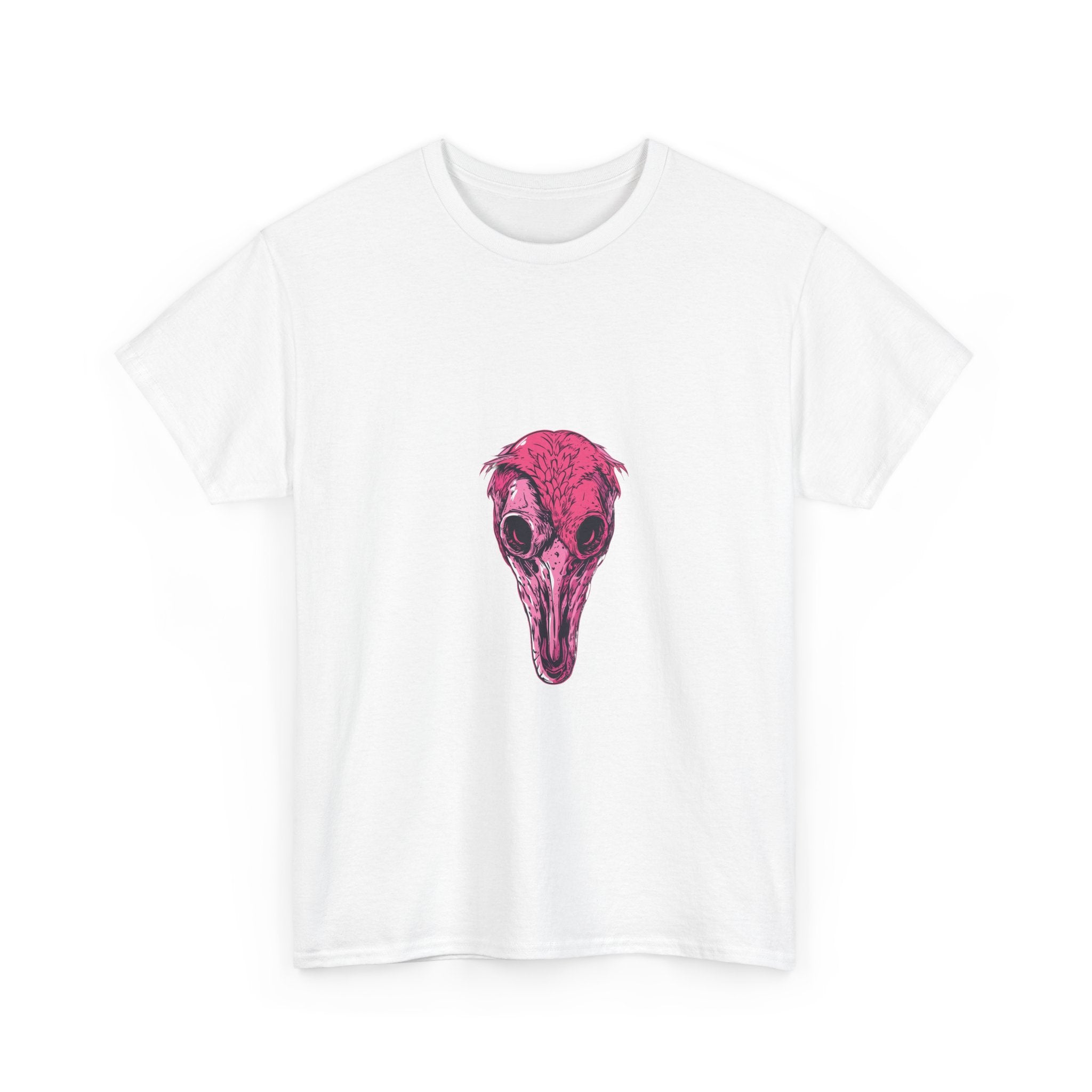 Pink Bird Skull Tattoo T-Shirt