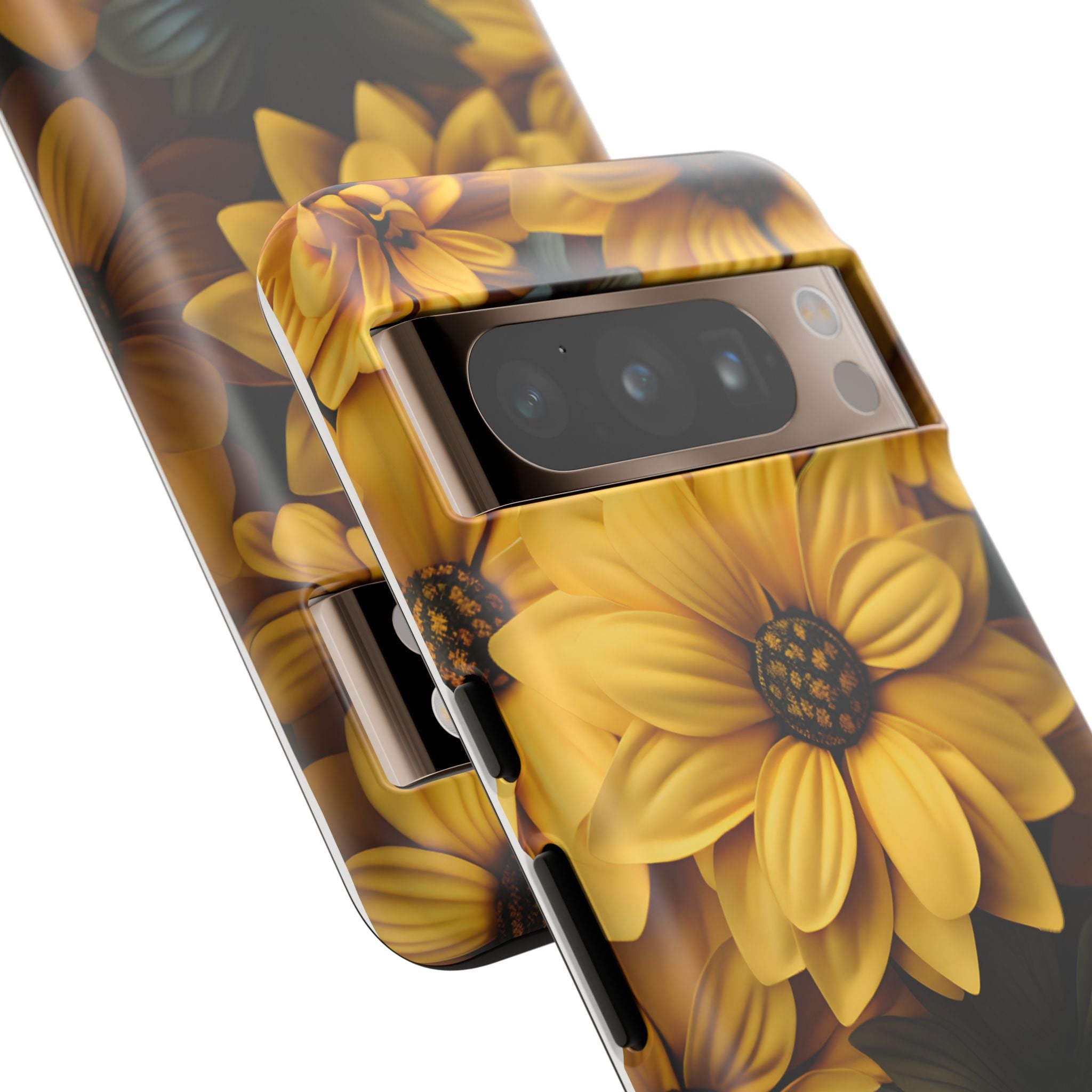 Golden Bloom Google Pixel Case (All Models) - Luxury Phone Cover