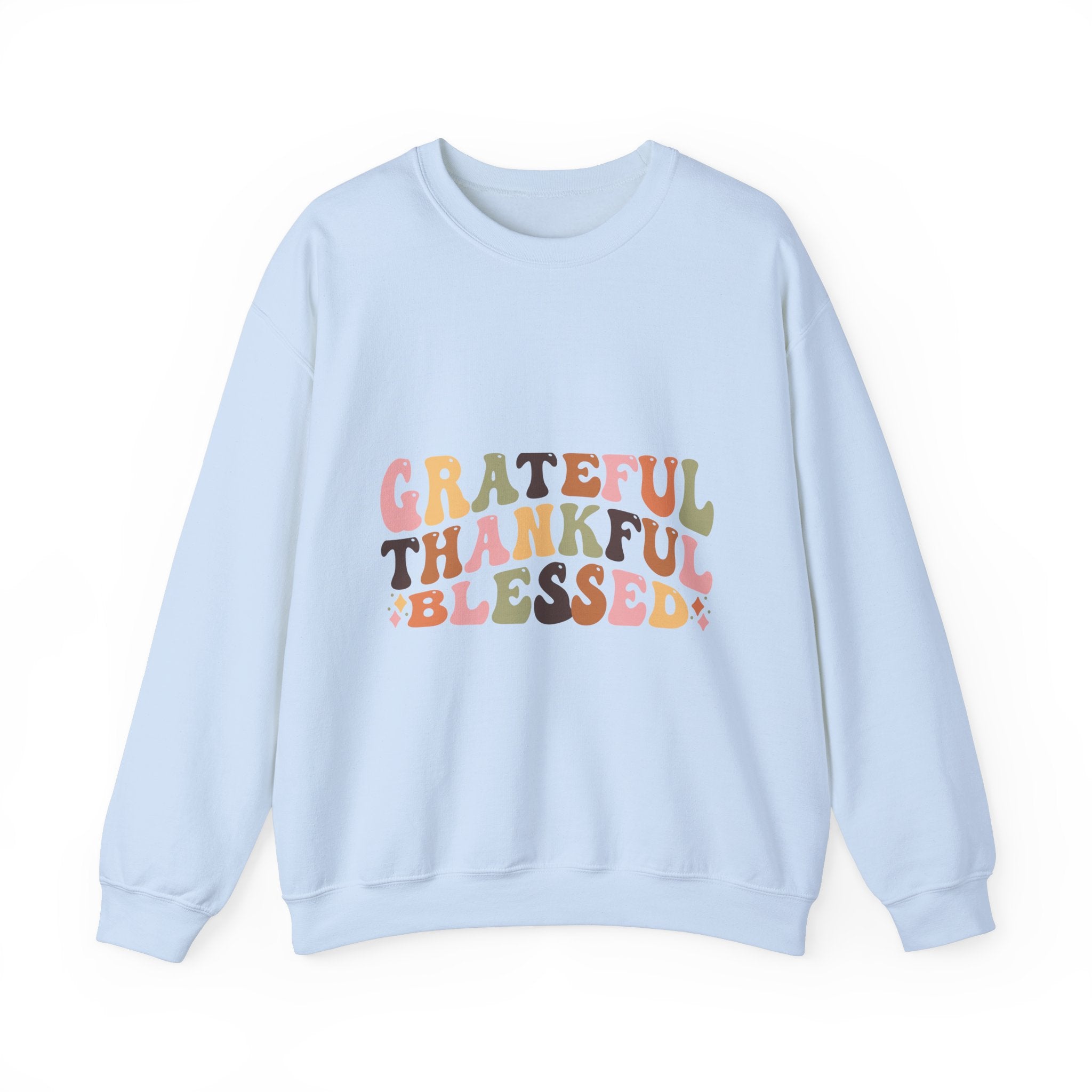 Grateful Thankful Blessed Thanksgiving Sweatshirt