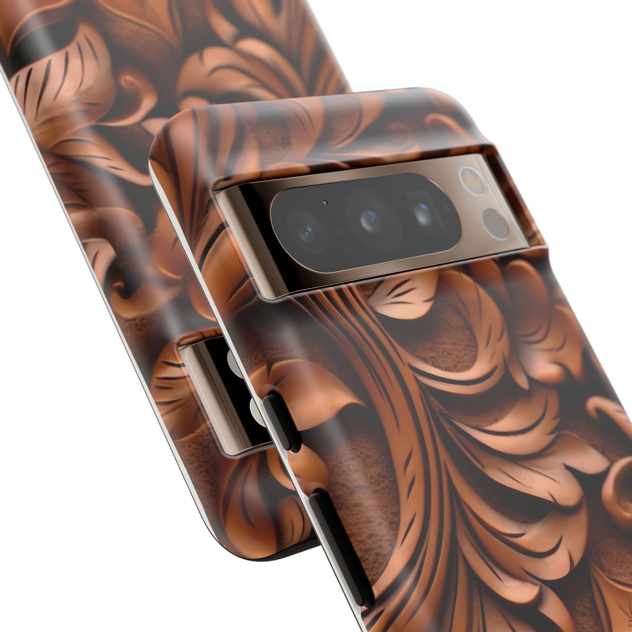 Intricate Wood Carving Design Google Pixel Case (All Models)