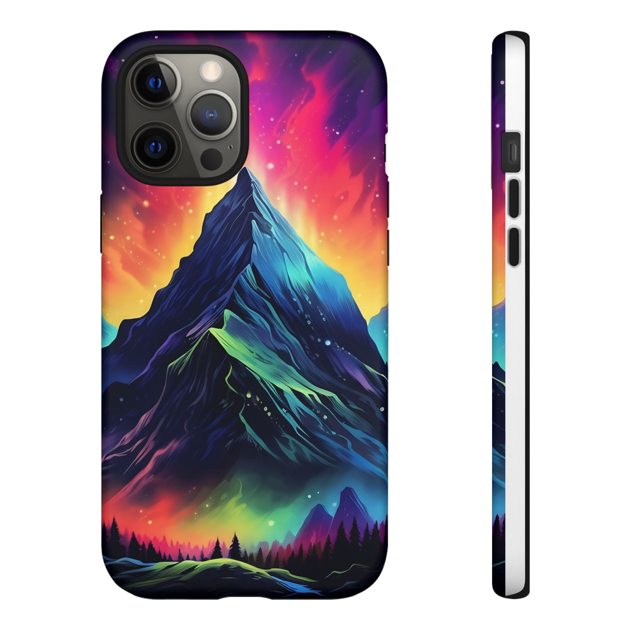 Cosmic Mountain iPhone Case - Hexagon Stone