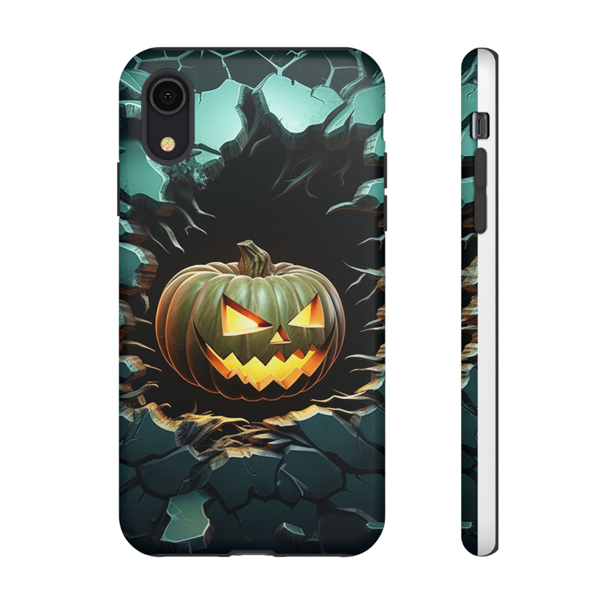 Spooky Jack-o'-Lantern Hexagon iPhone Case