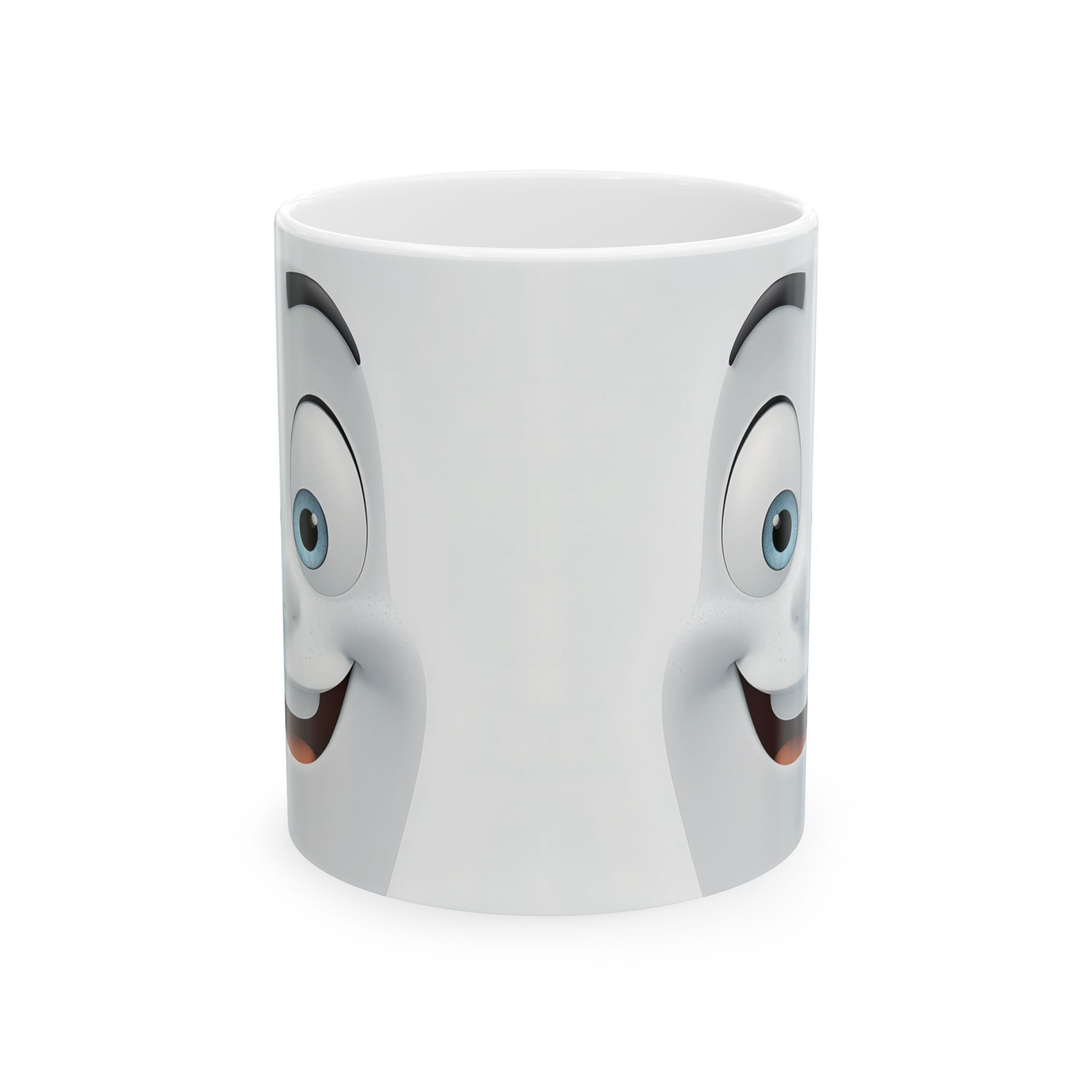 Winking Friends Mug - Cute Cartoon Duo