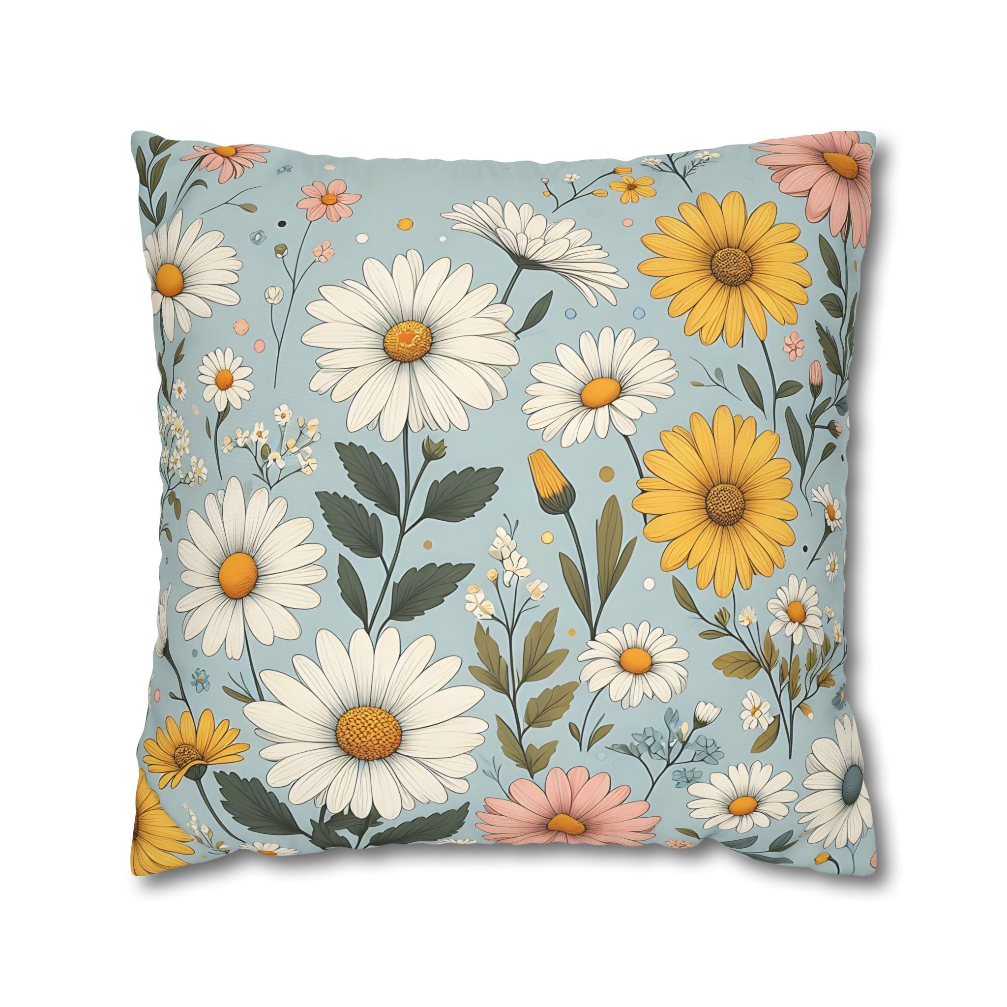 Floral Daisy Pillowcase - Vintage Bloom