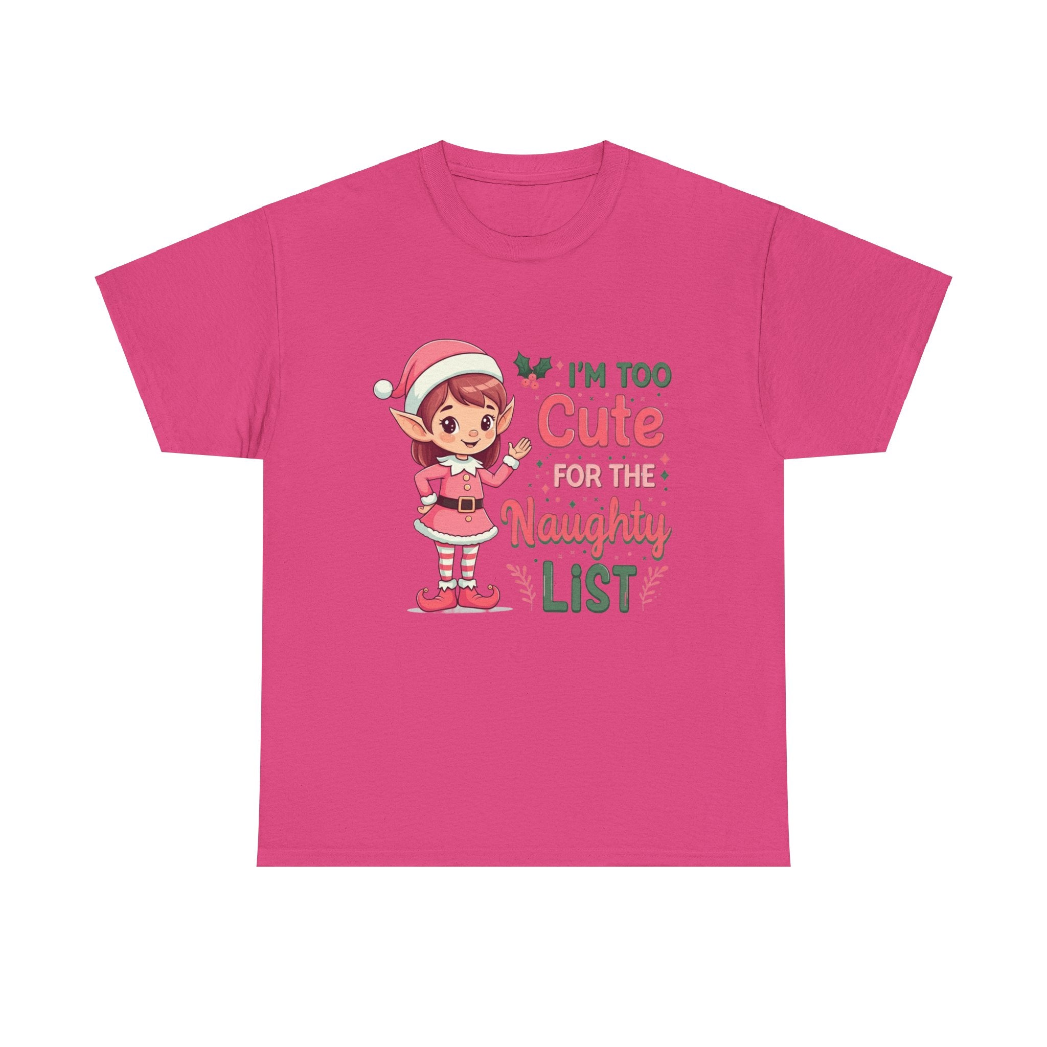 Too Cute Elf Christmas T-Shirt