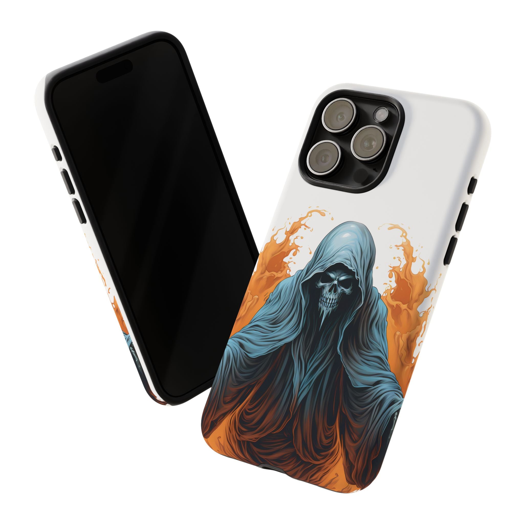 Grim Reaper Hexagon Stone iPhone Case