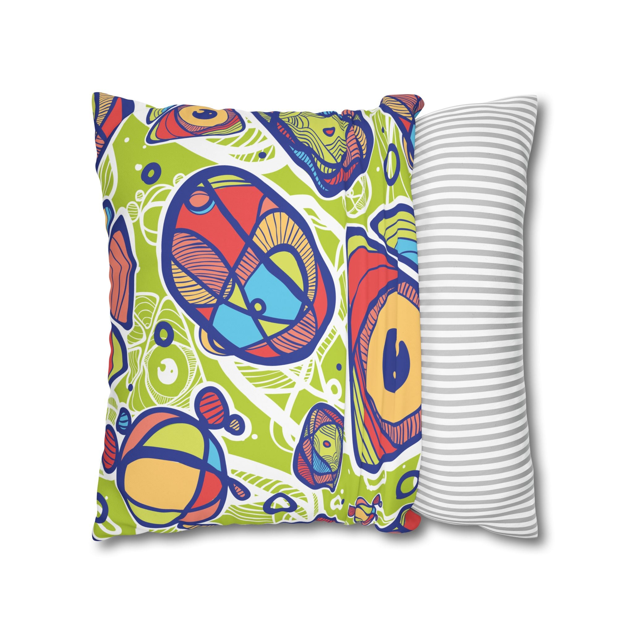 Psychedelic Geo Pillowcase - Vivid Dreams