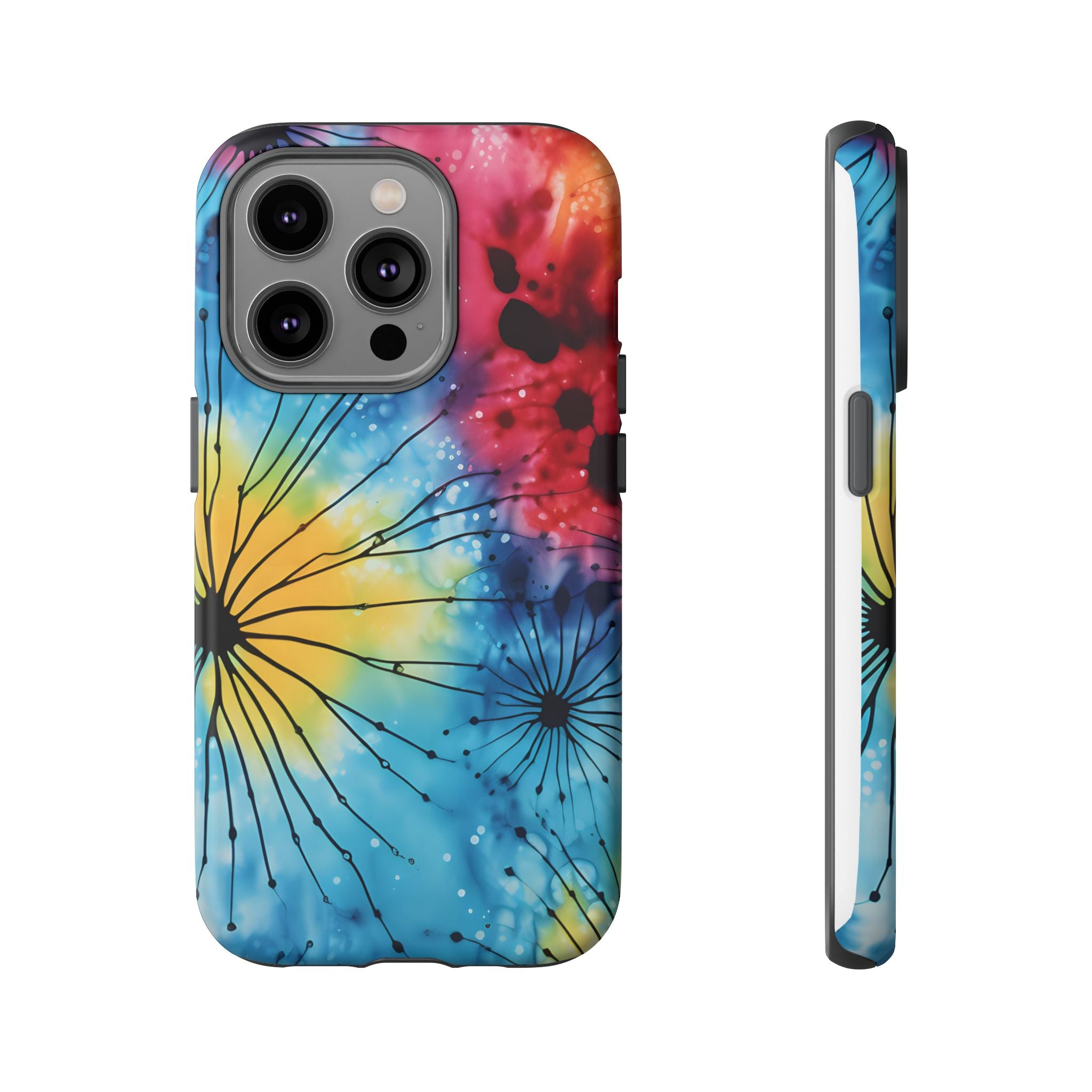 Cosmic Bloom Hexagon Stone iPhone Case