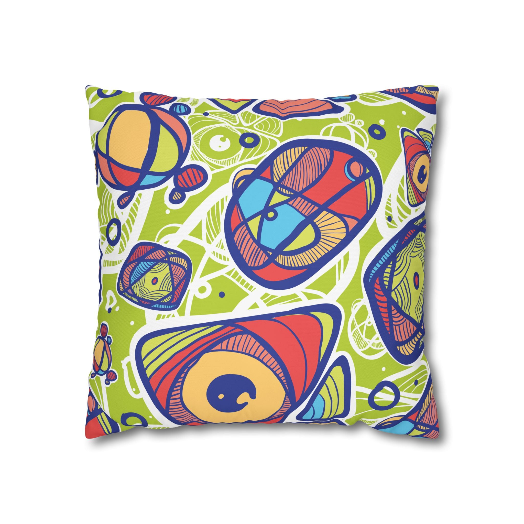 Psychedelic Geo Pillowcase - Vivid Dreams