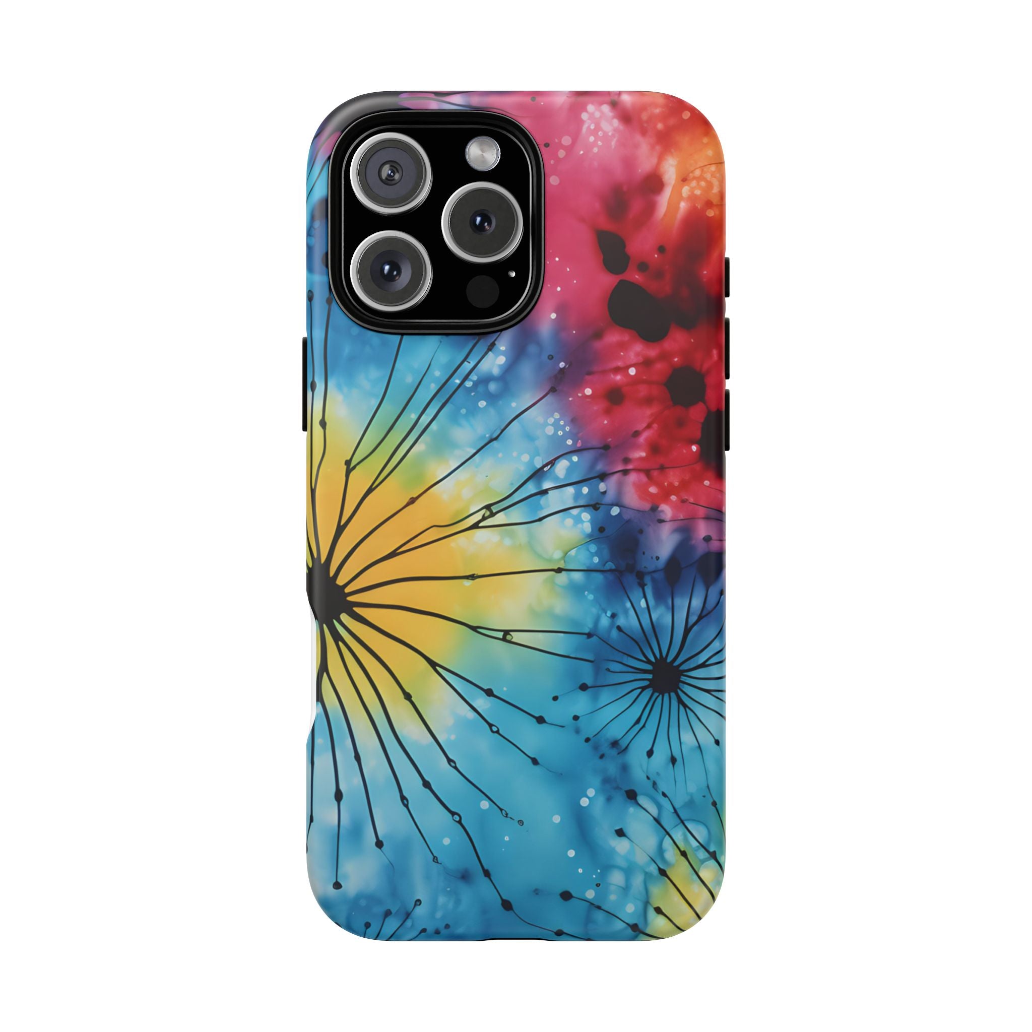 Cosmic Bloom Hexagon Stone iPhone Case