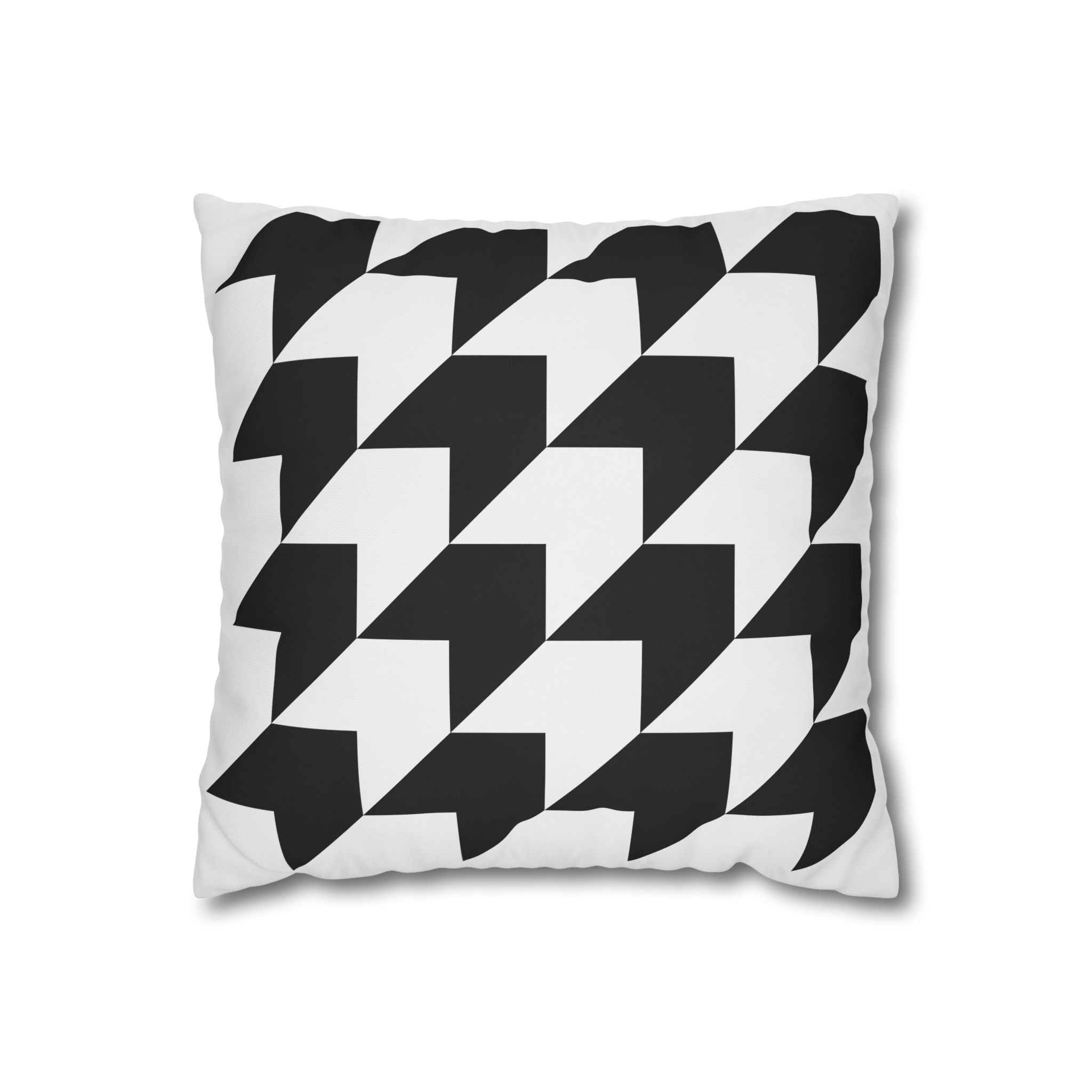 Geometric Arrow Pillowcase - Black & Gray