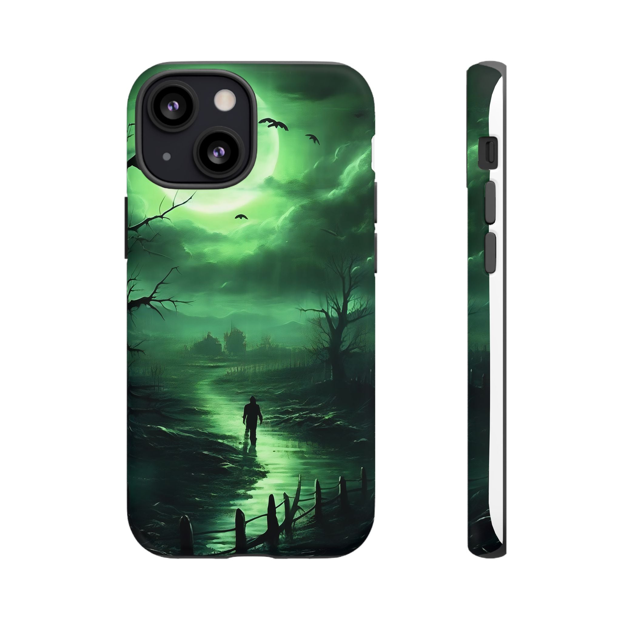 Swamp Moon Gothic iPhone Case - Hexagon Stone