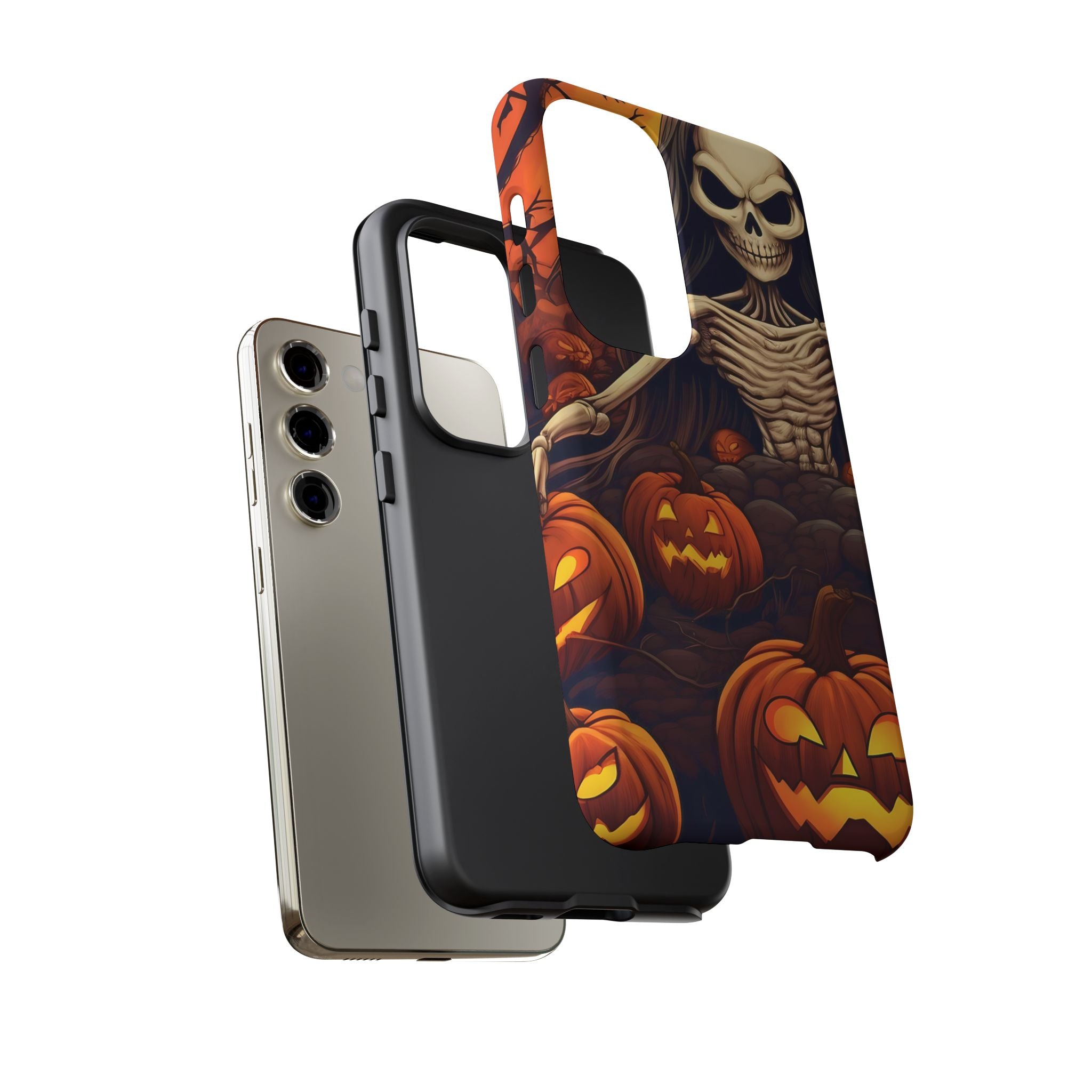 Spooky Skeleton Halloween Samsung Case