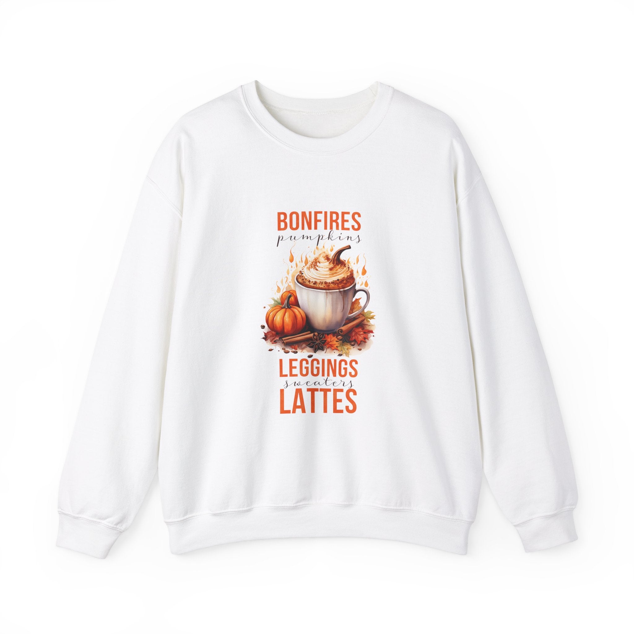 Cozy Autumn Bonfire Pumpkin Sweatshirt