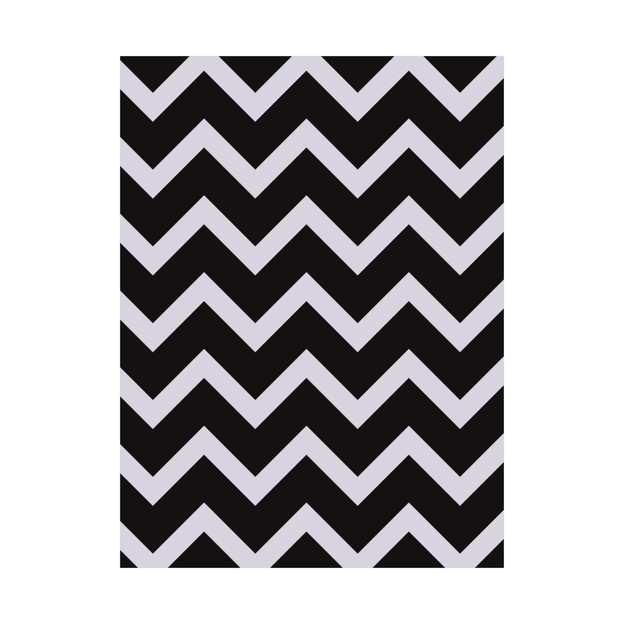 Modern Chevron Zigzag Geometric Poster