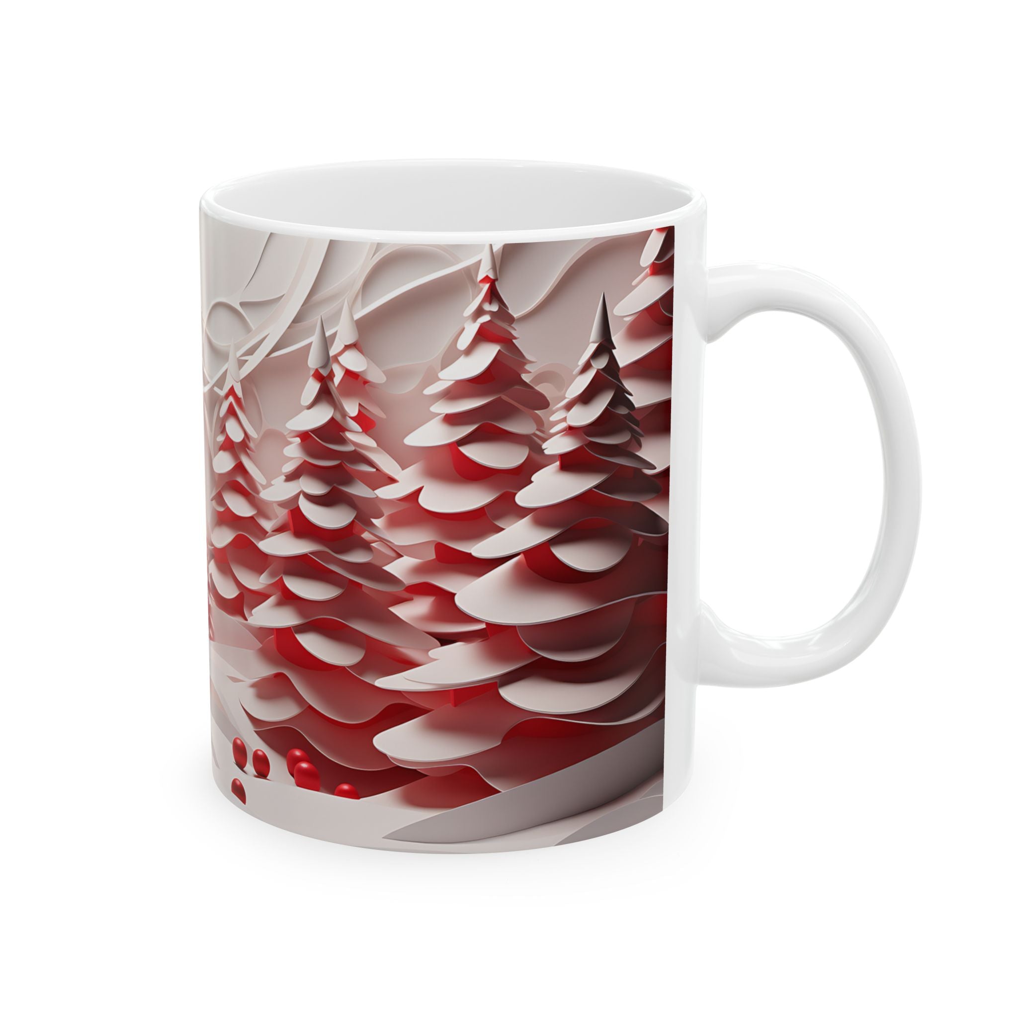 Winter Wonderland Snow Tree Mug