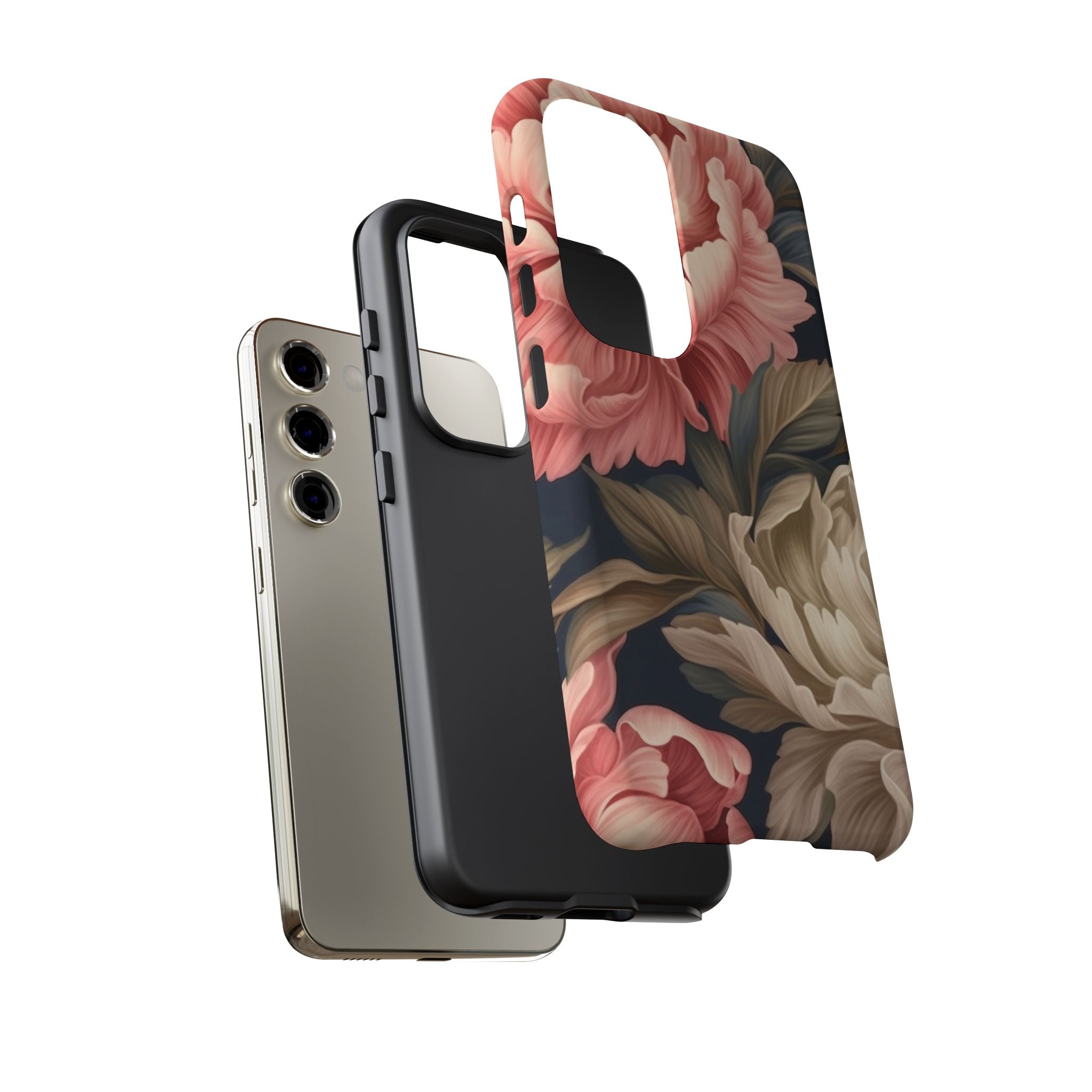 Blush Peony Floral Samsung Phone Case