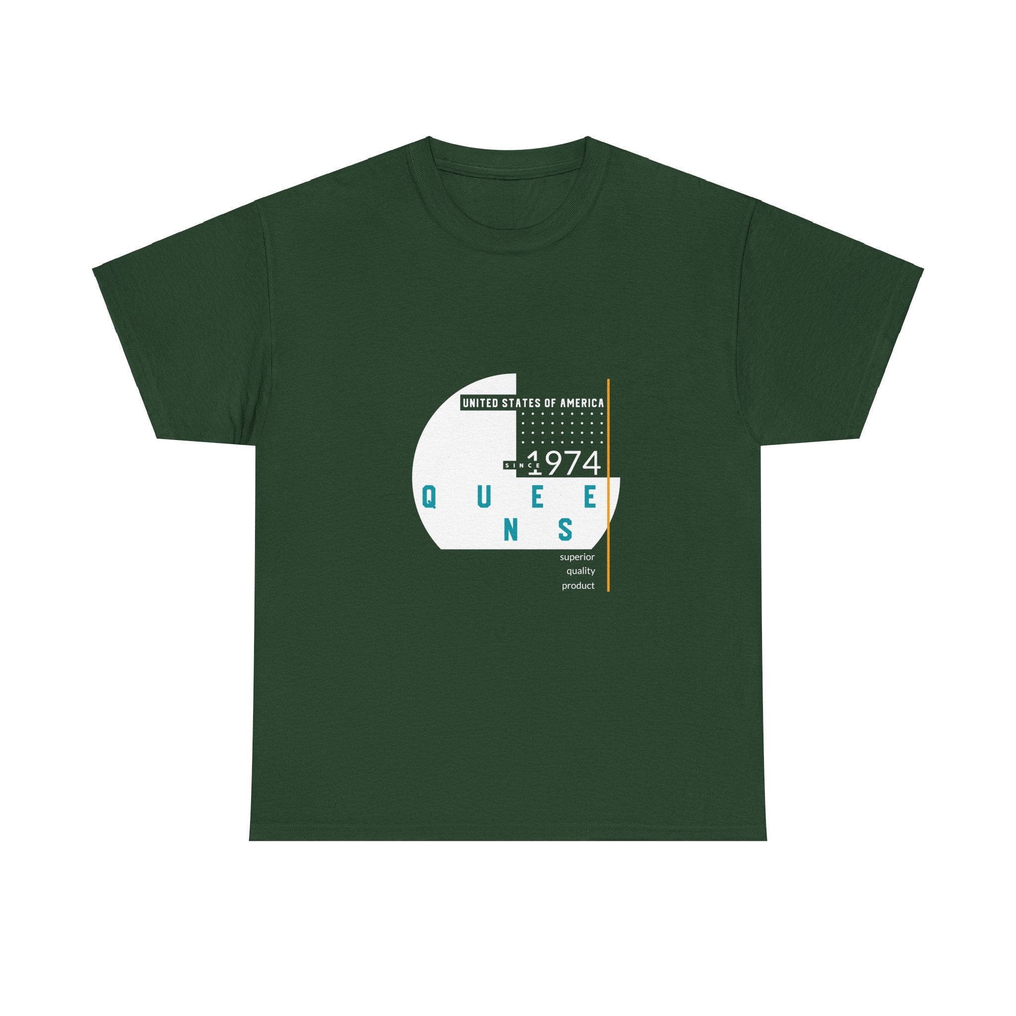 Retro USA Queen's Teal T-Shirt - 1974