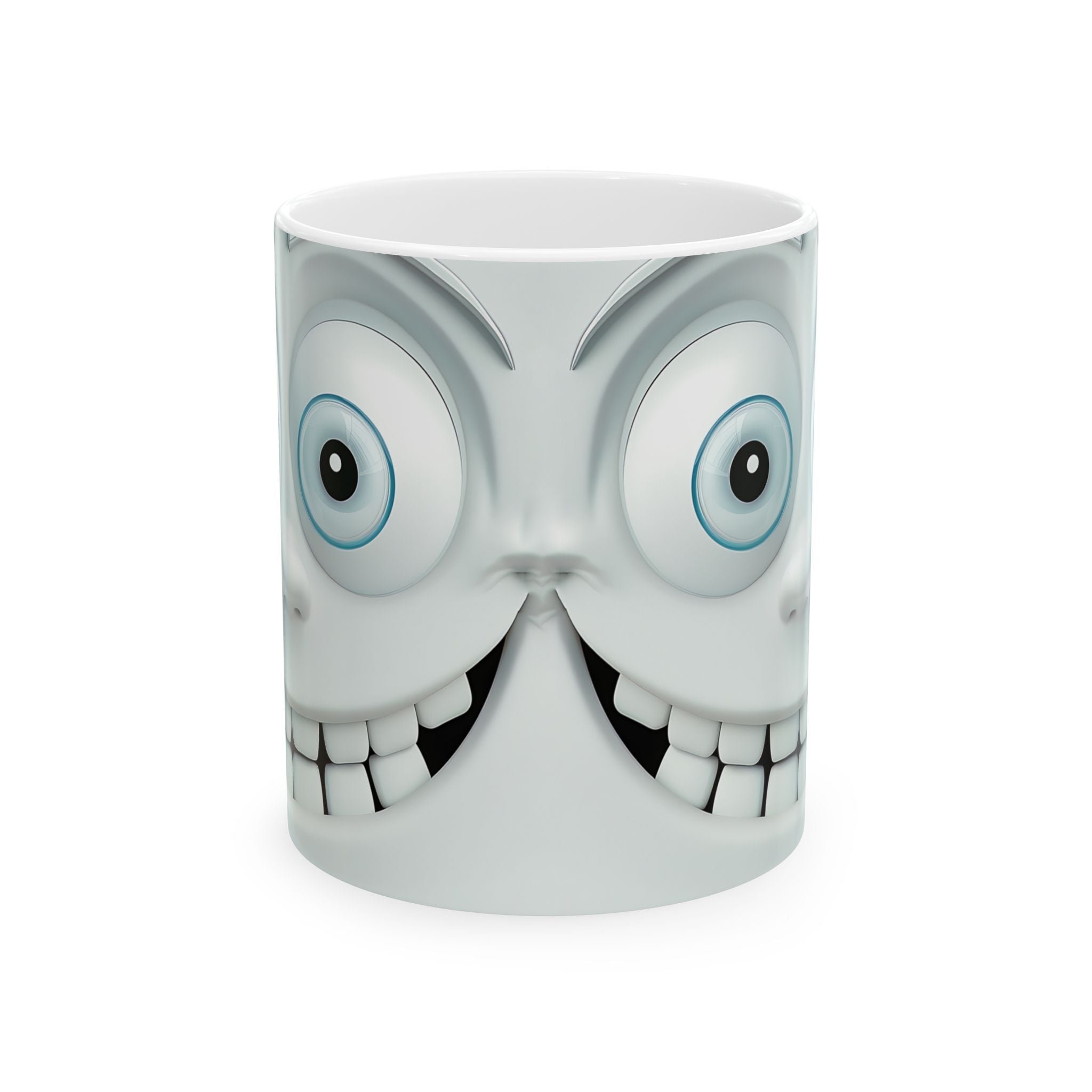 Smiling Face Mugs - Set of 2