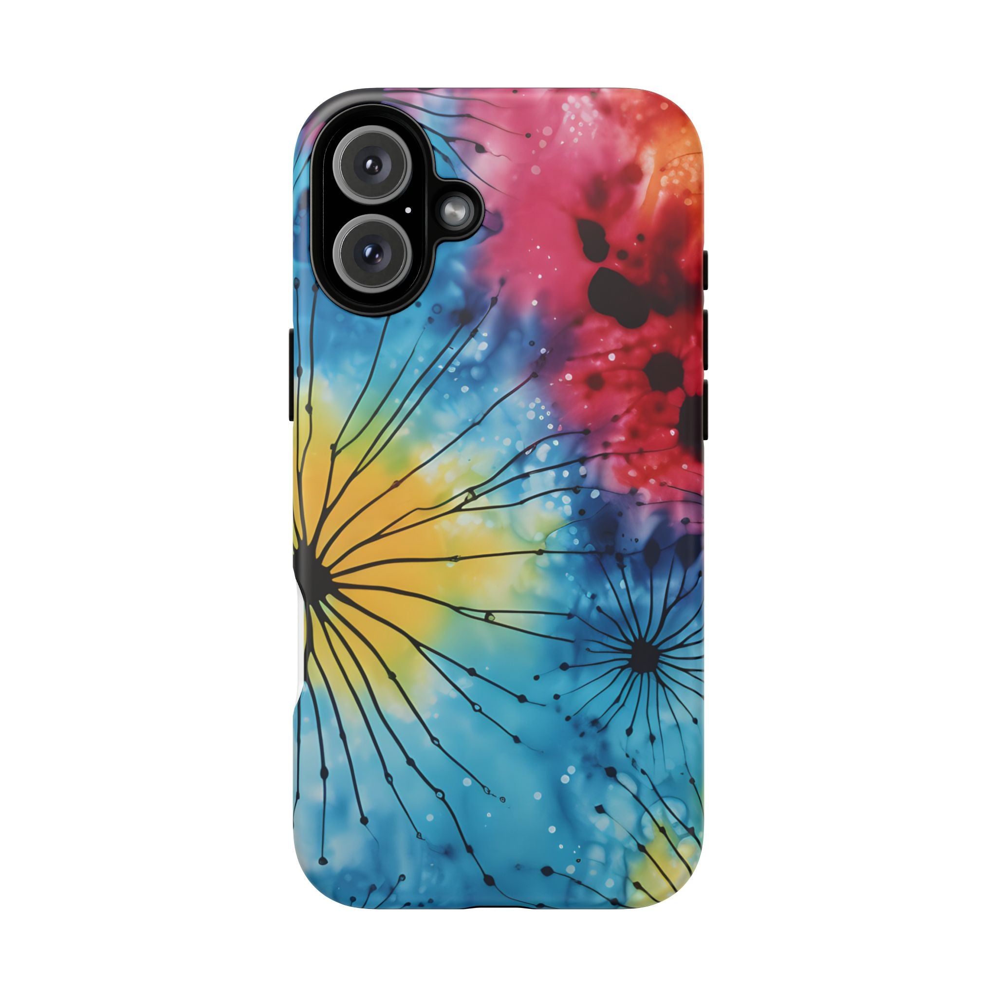 Cosmic Bloom Hexagon Stone iPhone Case