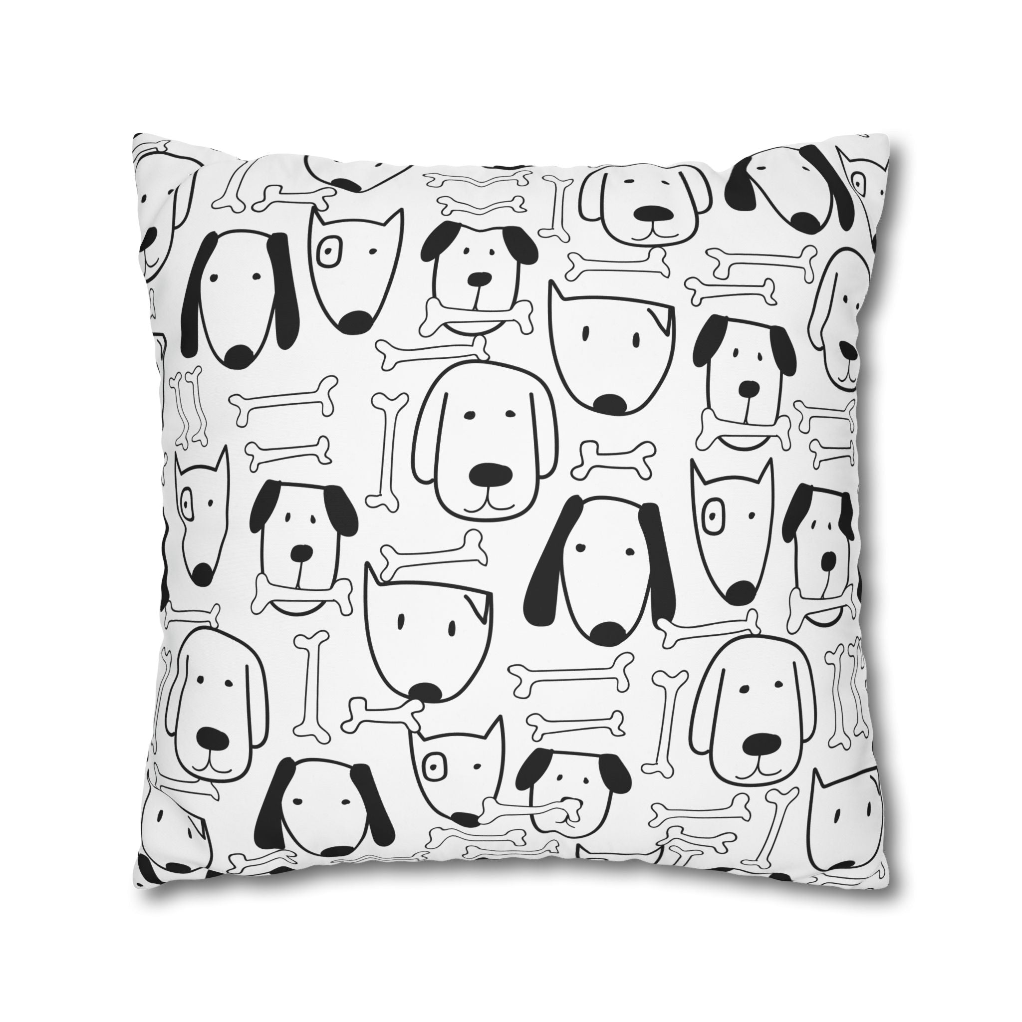 Cute Puppy Bone Pillowcase - Kids'