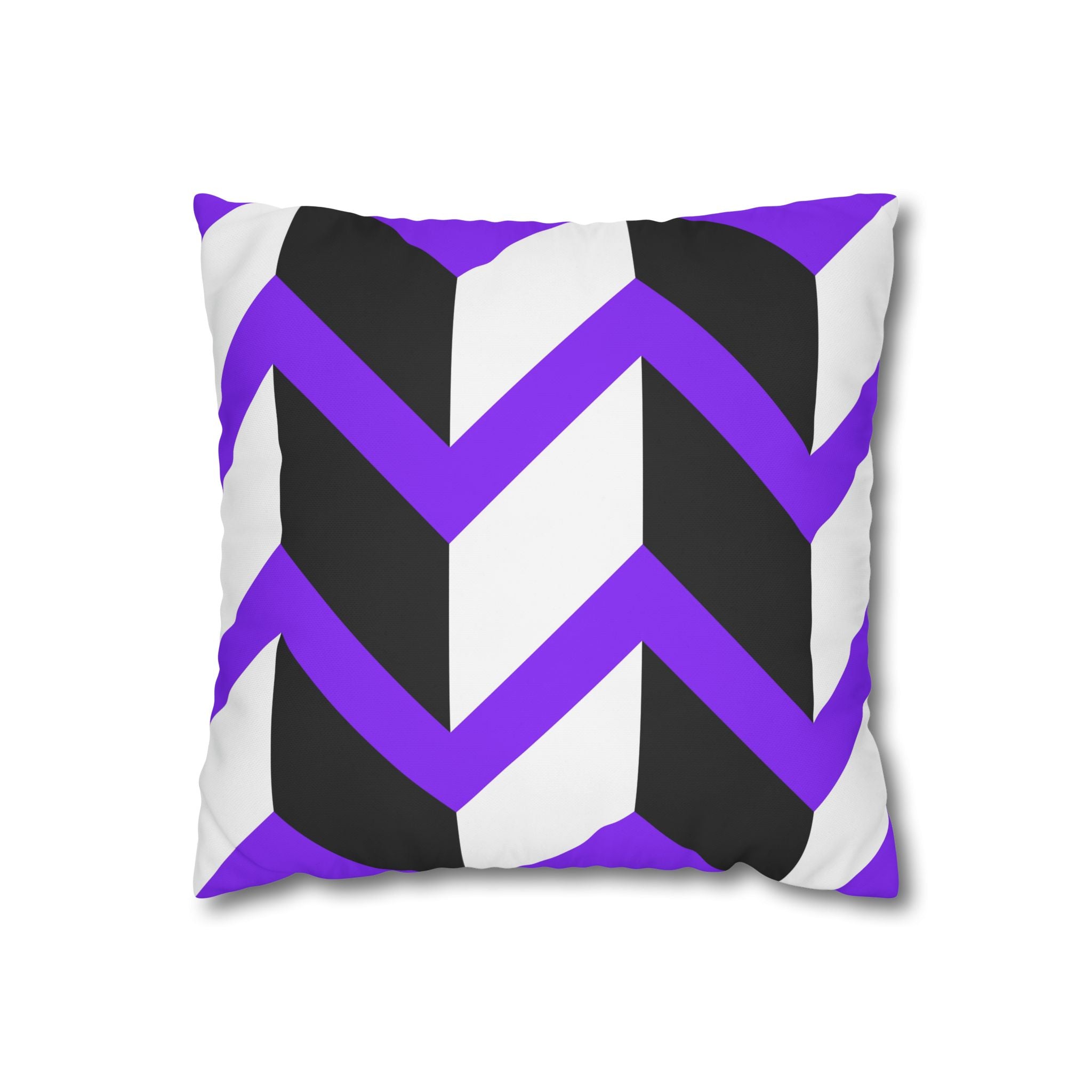 Geometric Zigzag Purple Pillowcase