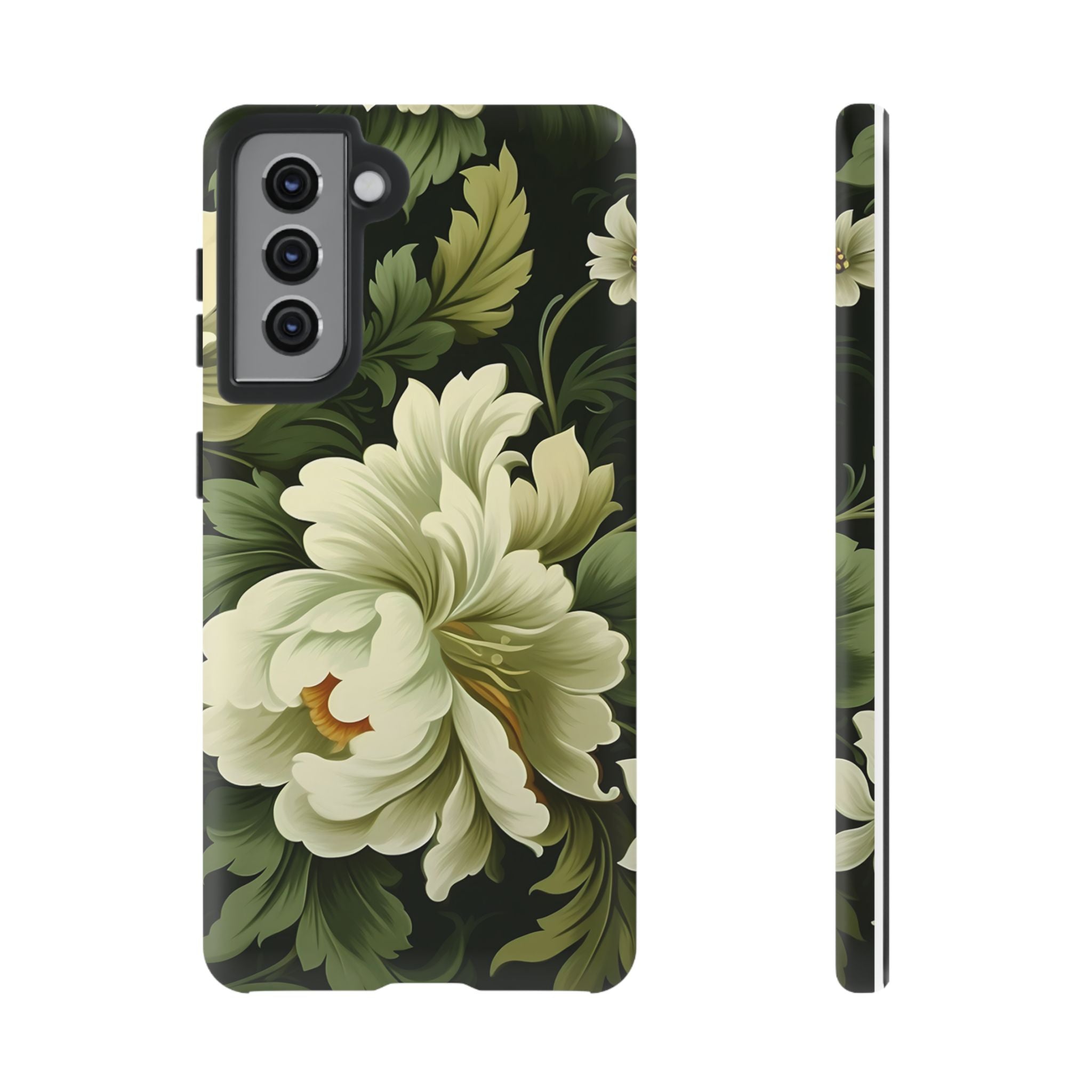 Opulent Floral Samsung Case - Dark Green