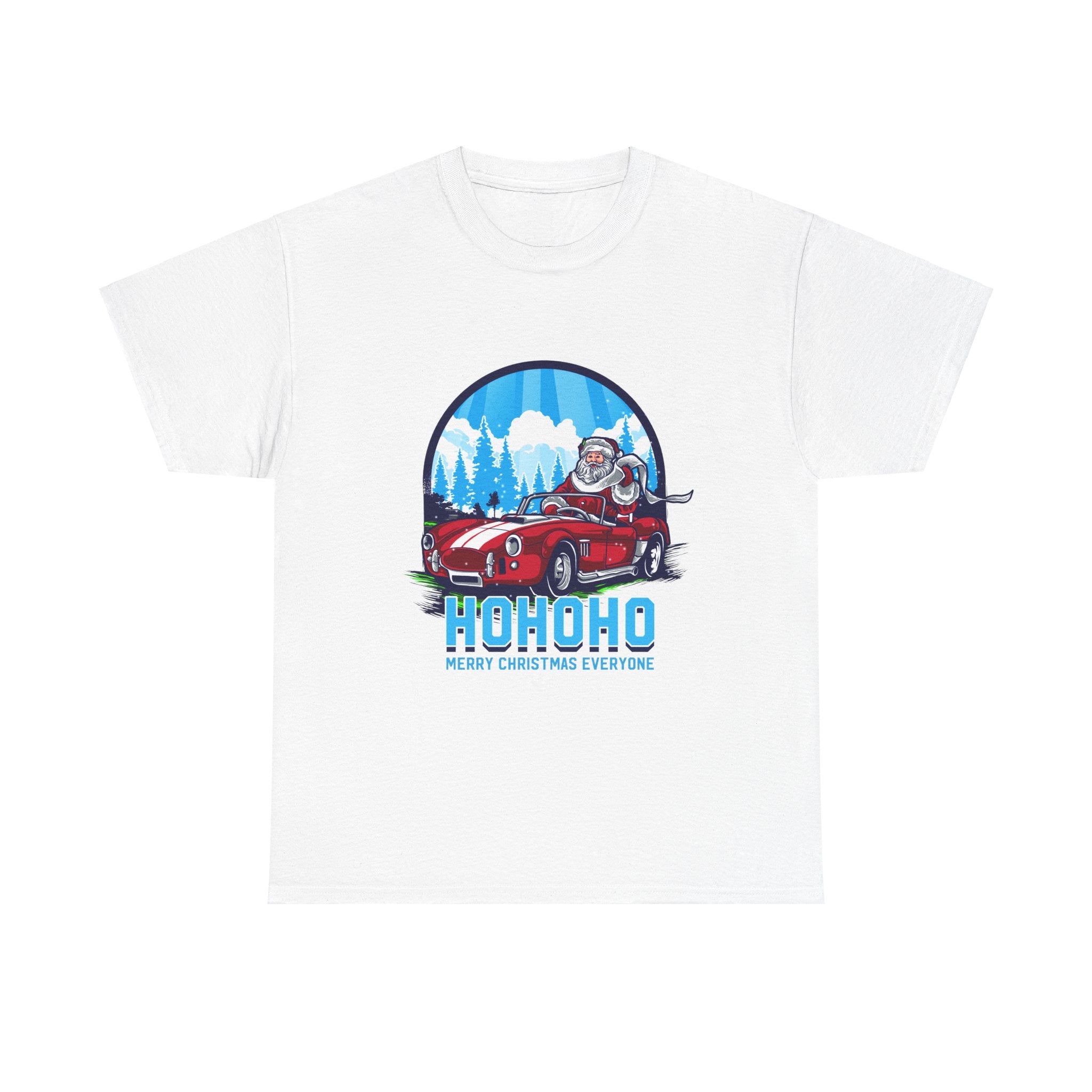 Santa's Hot Rod Christmas T-Shirt