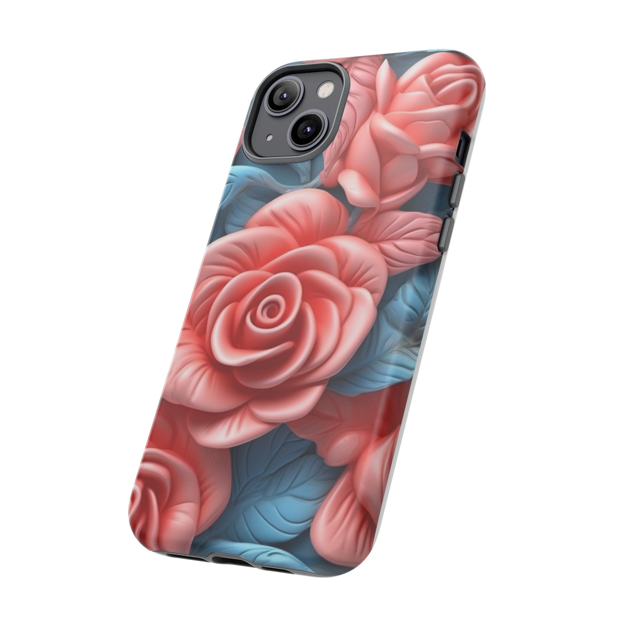 Stylized Floral iPhone Case - Hexagon Stone