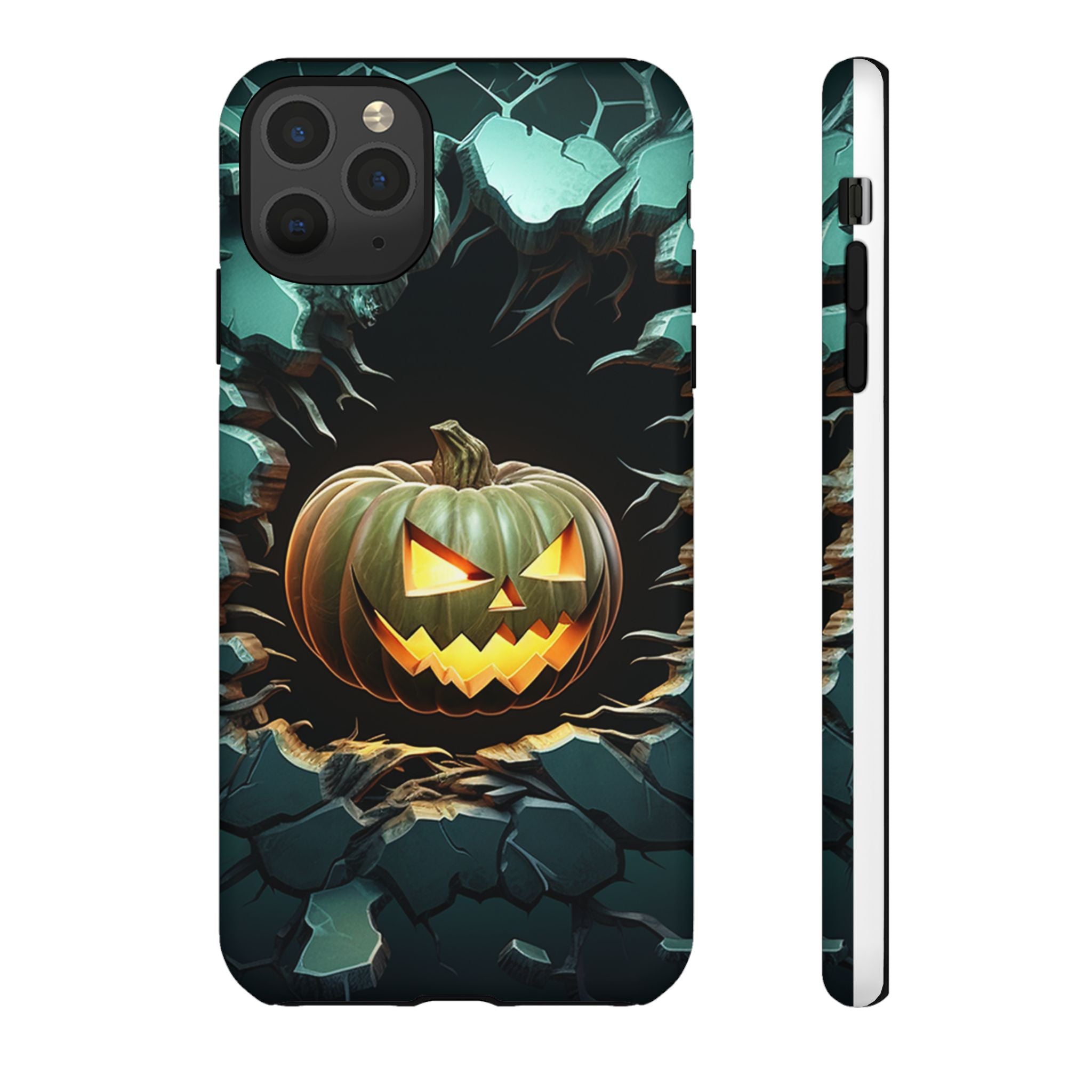 Spooky Jack-o'-Lantern Hexagon iPhone Case