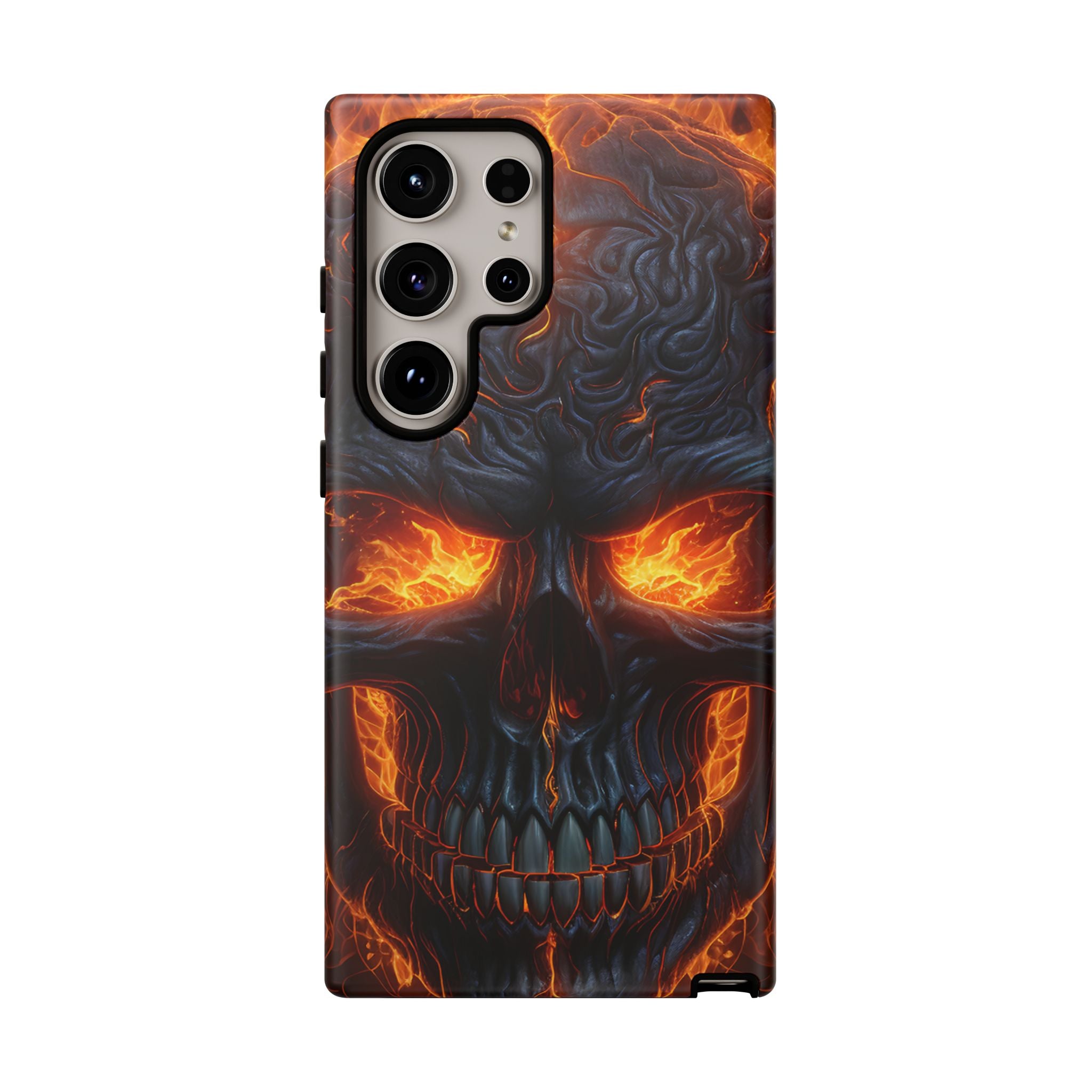 Fiery Skull Samsung Case