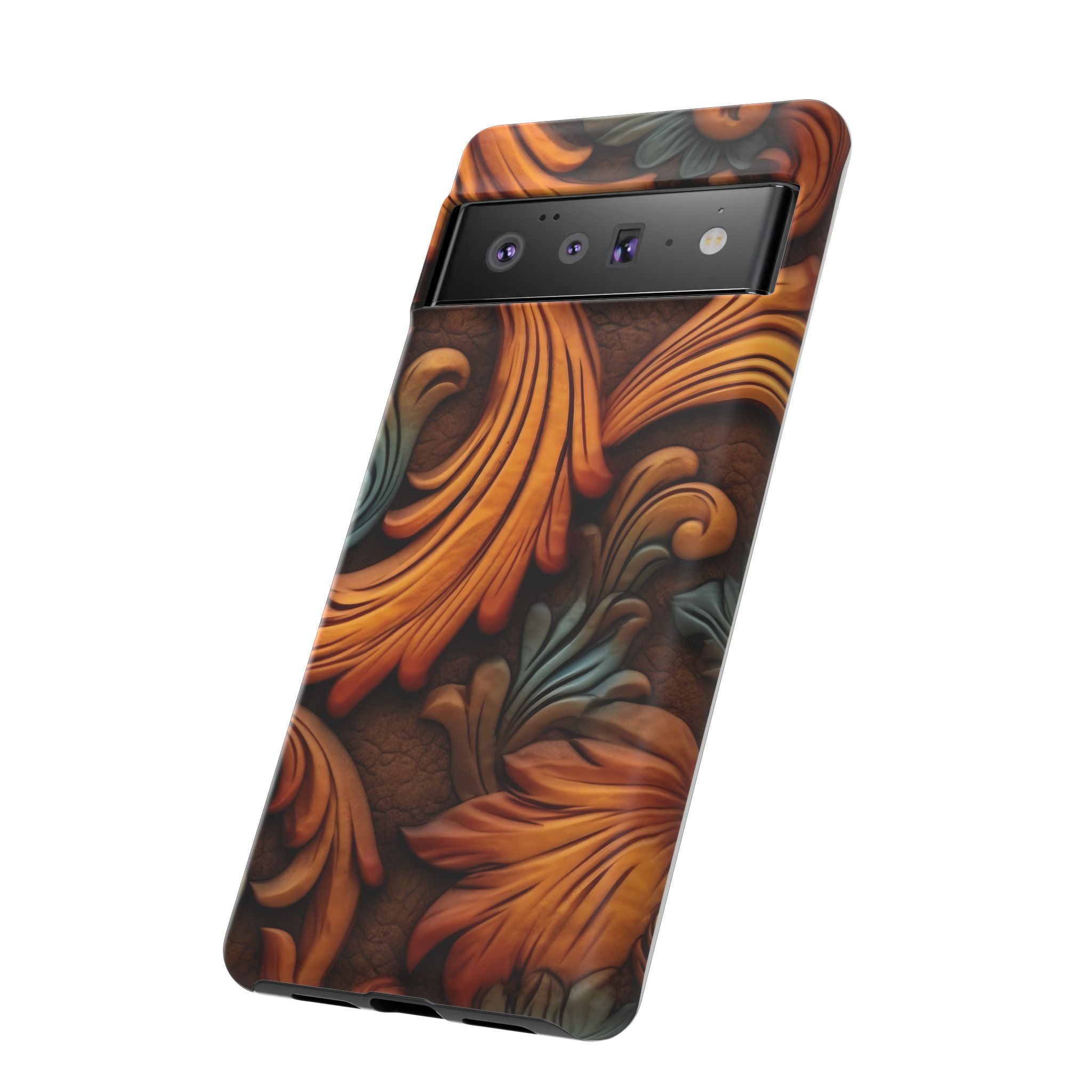 Baroque Copper Google Pixel Case (All Models) - Luxury Design