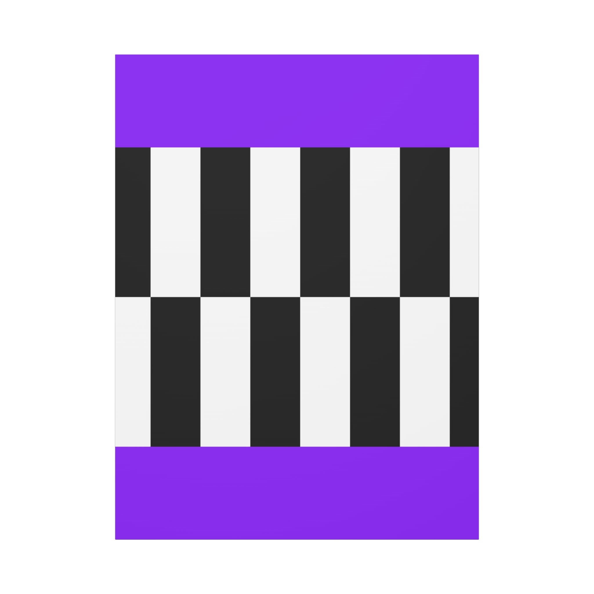 Minimalist Checkerboard Canvas Art