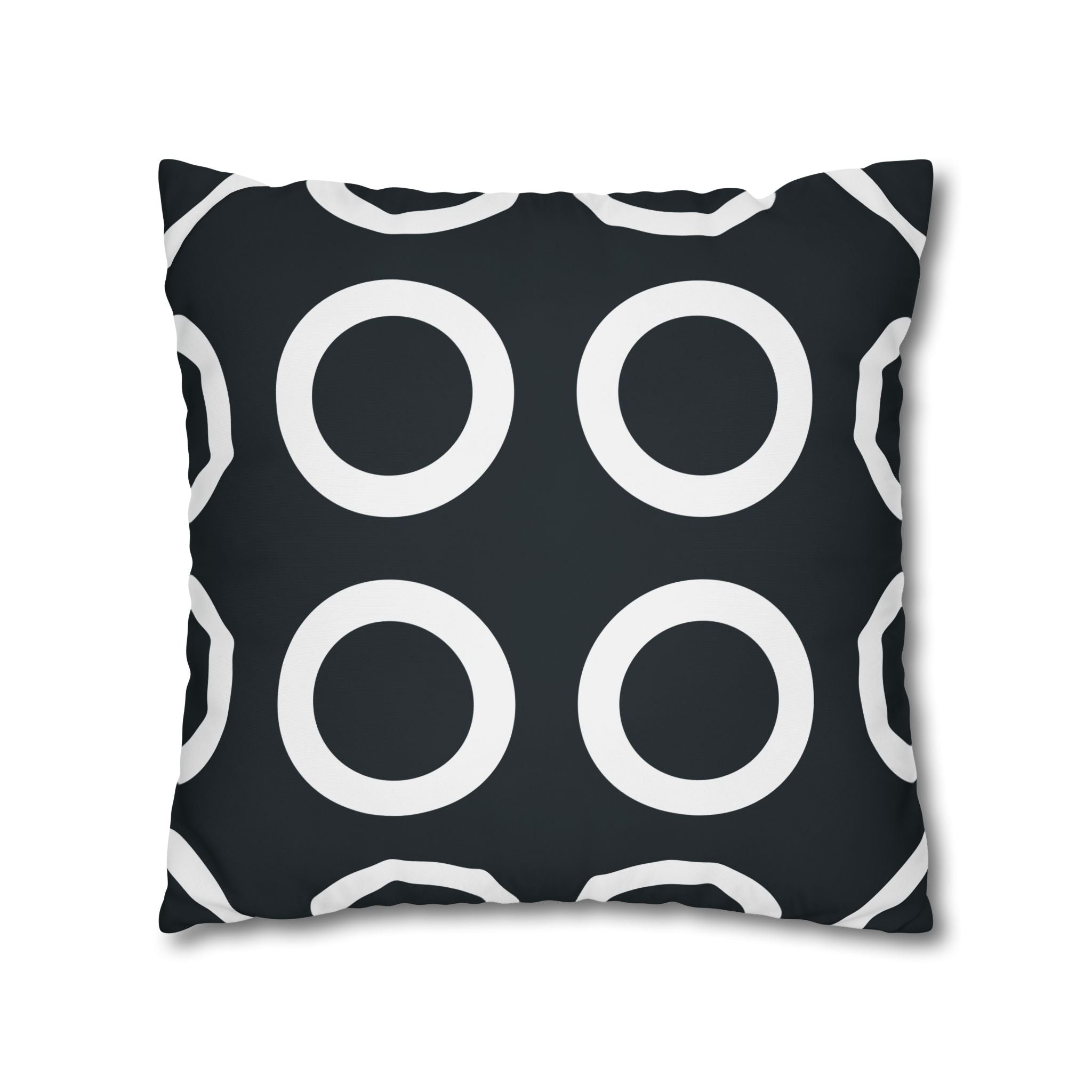 Navy Blue & White Dot Pillowcase