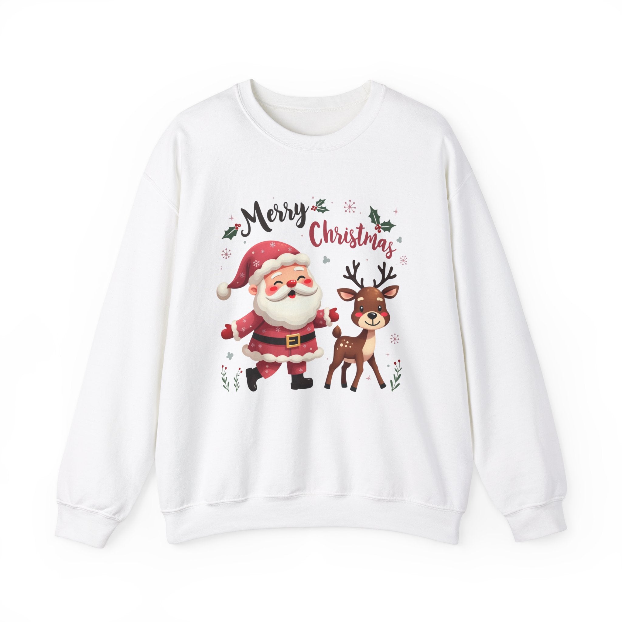 Santa & Reindeer Christmas Sweatshirt