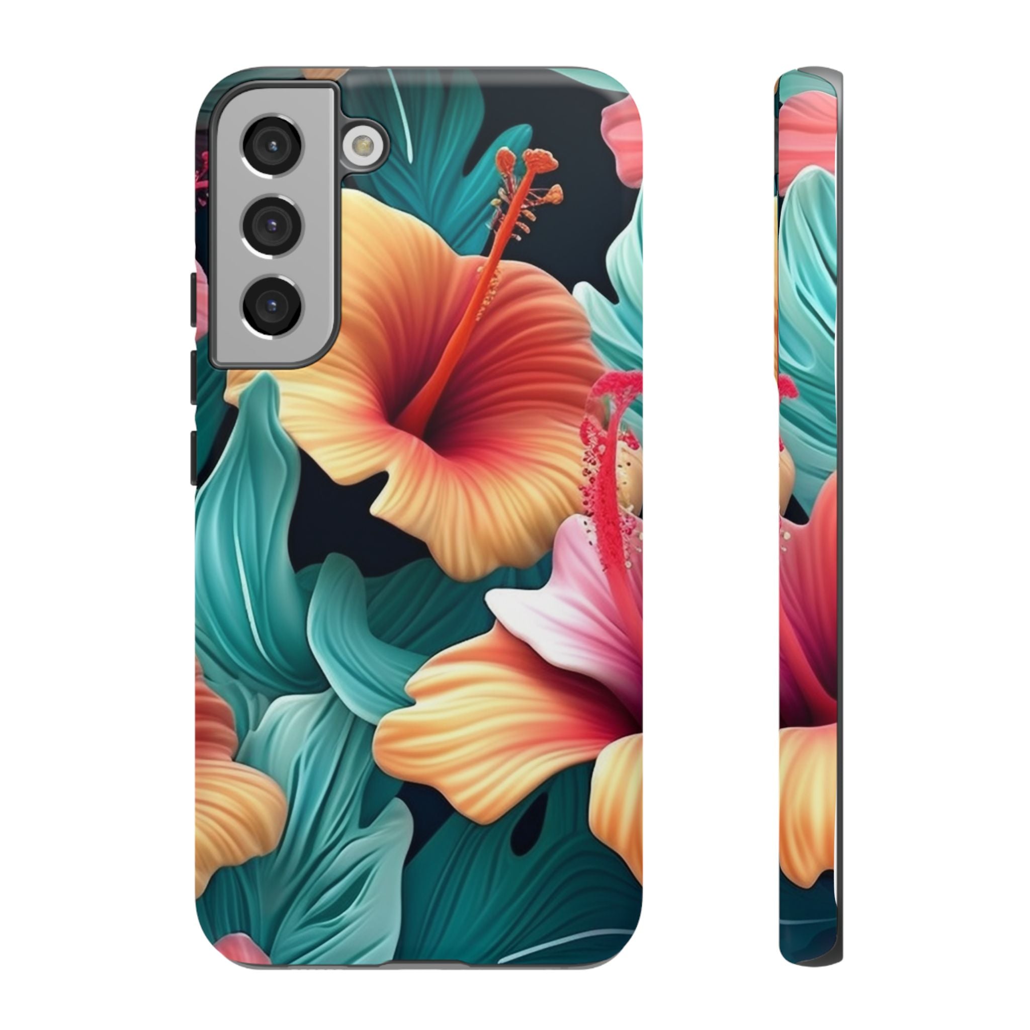 Vibrant Hibiscus Samsung Phone Case