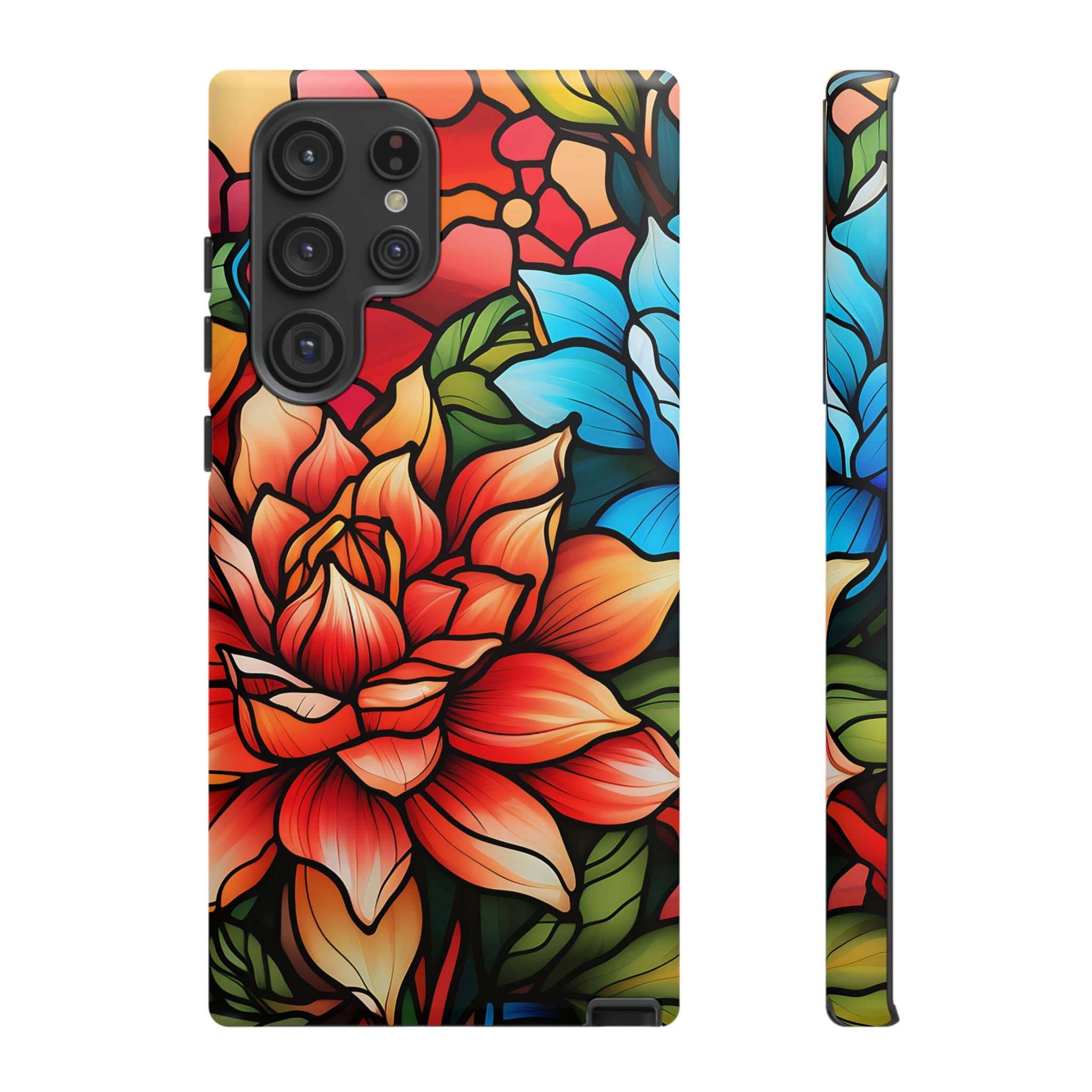 Stained Glass Floral Samsung Case