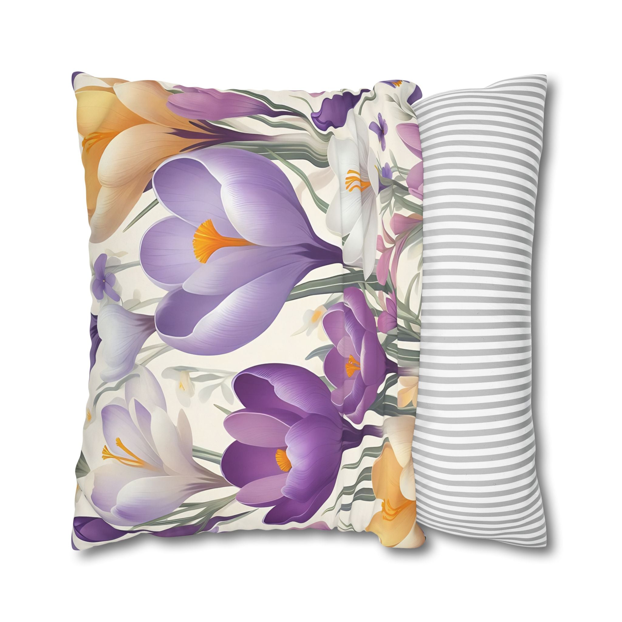 Floral Crocus Pillowcase - Botanical Bloom