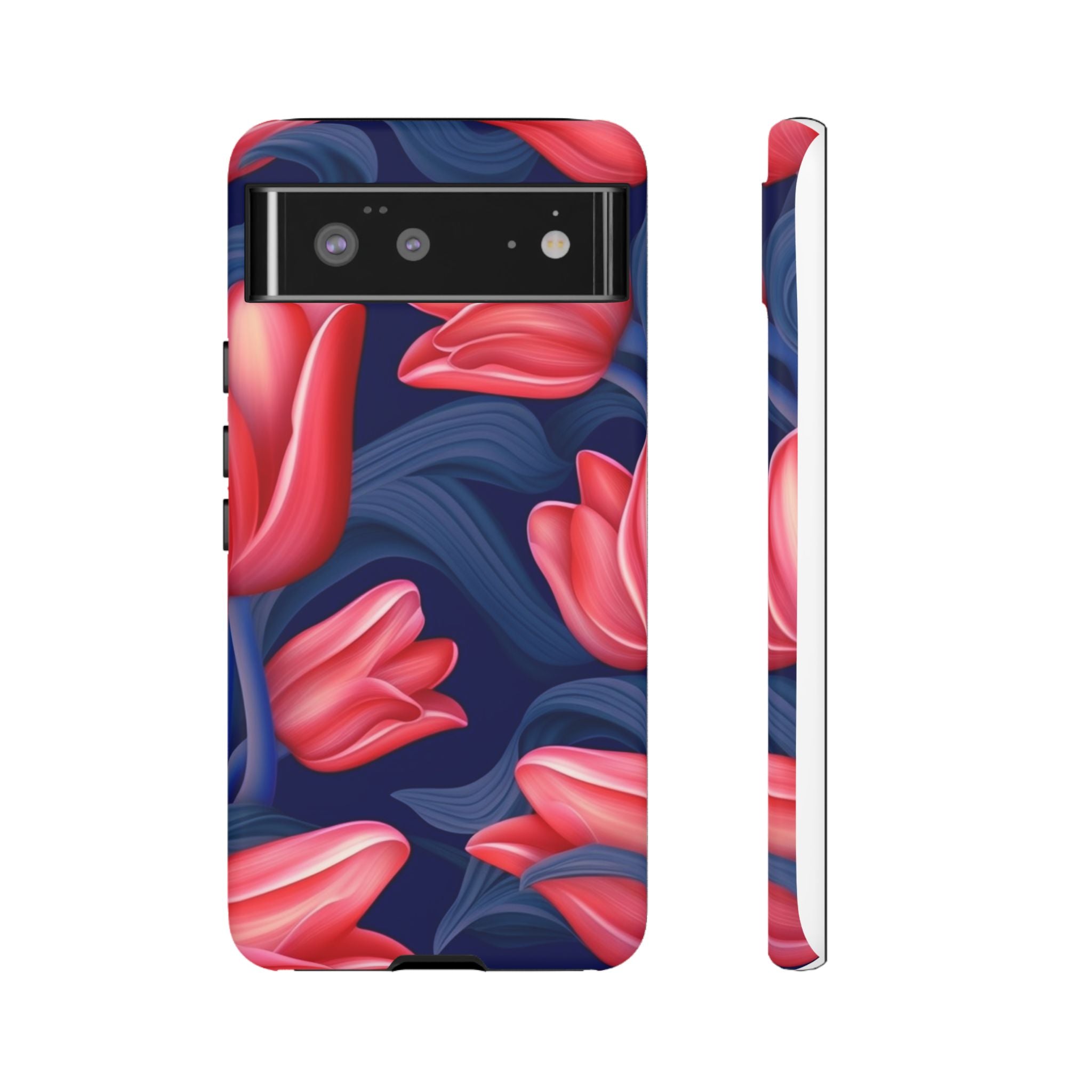 Vibrant Red Tulips Google Pixel Case (All Models)