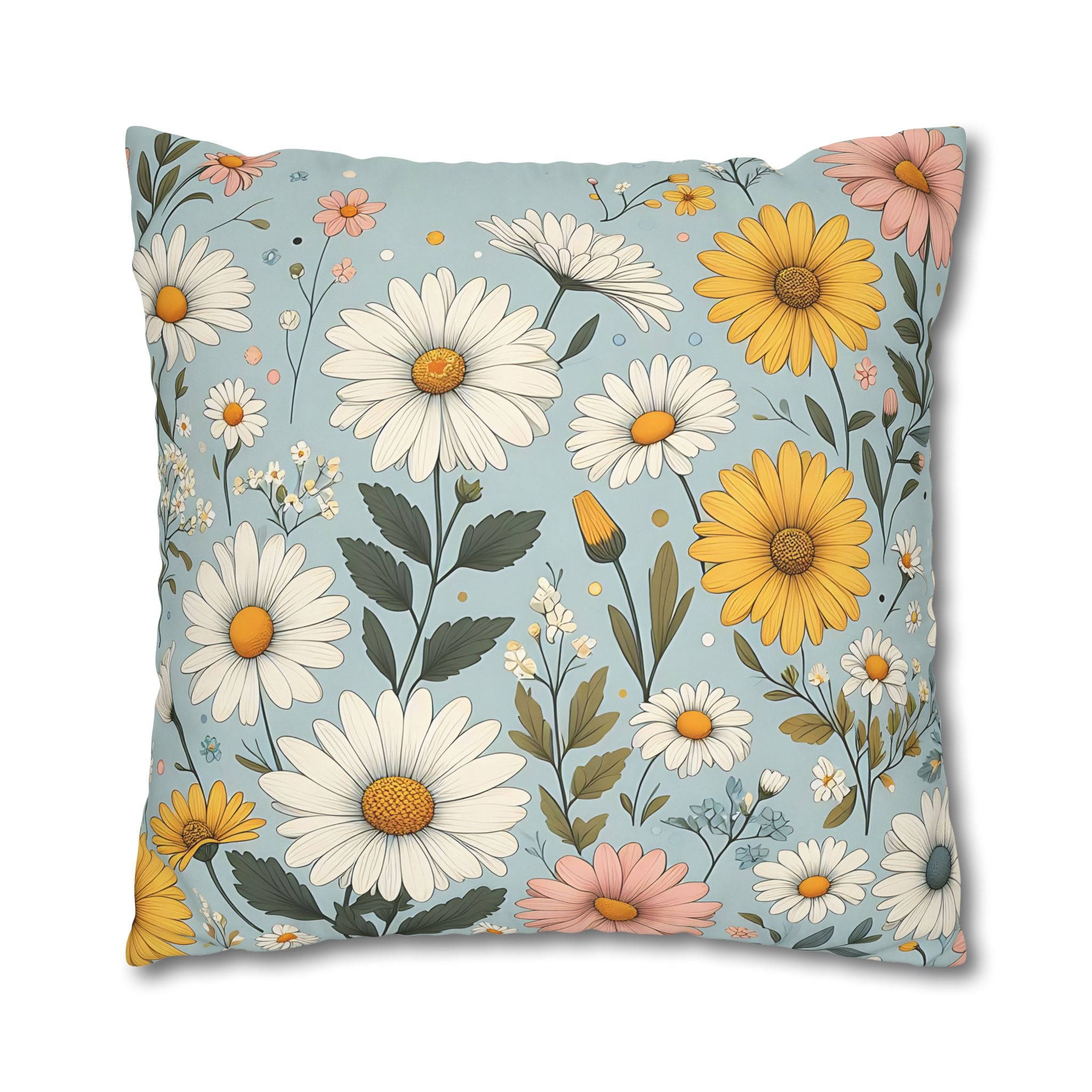 Floral Daisy Pillowcase - Vintage Bloom