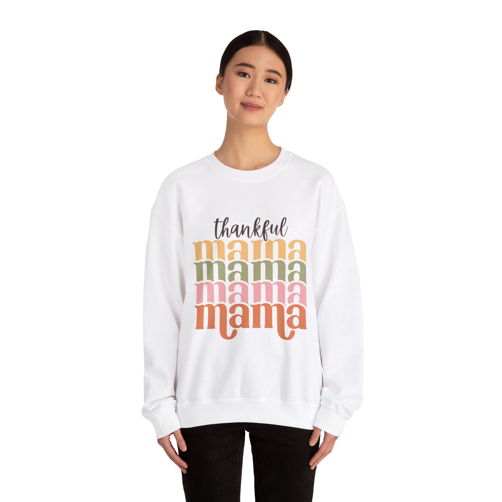 Thankful Mama Thanksgiving Sweatshirt