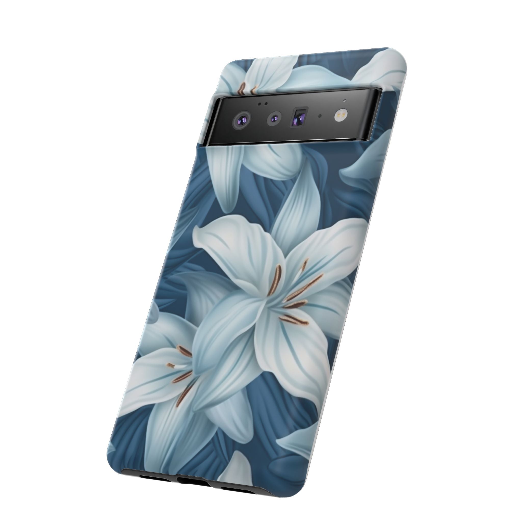 Pastel Blue Lily Google Pixel Case (All Models)